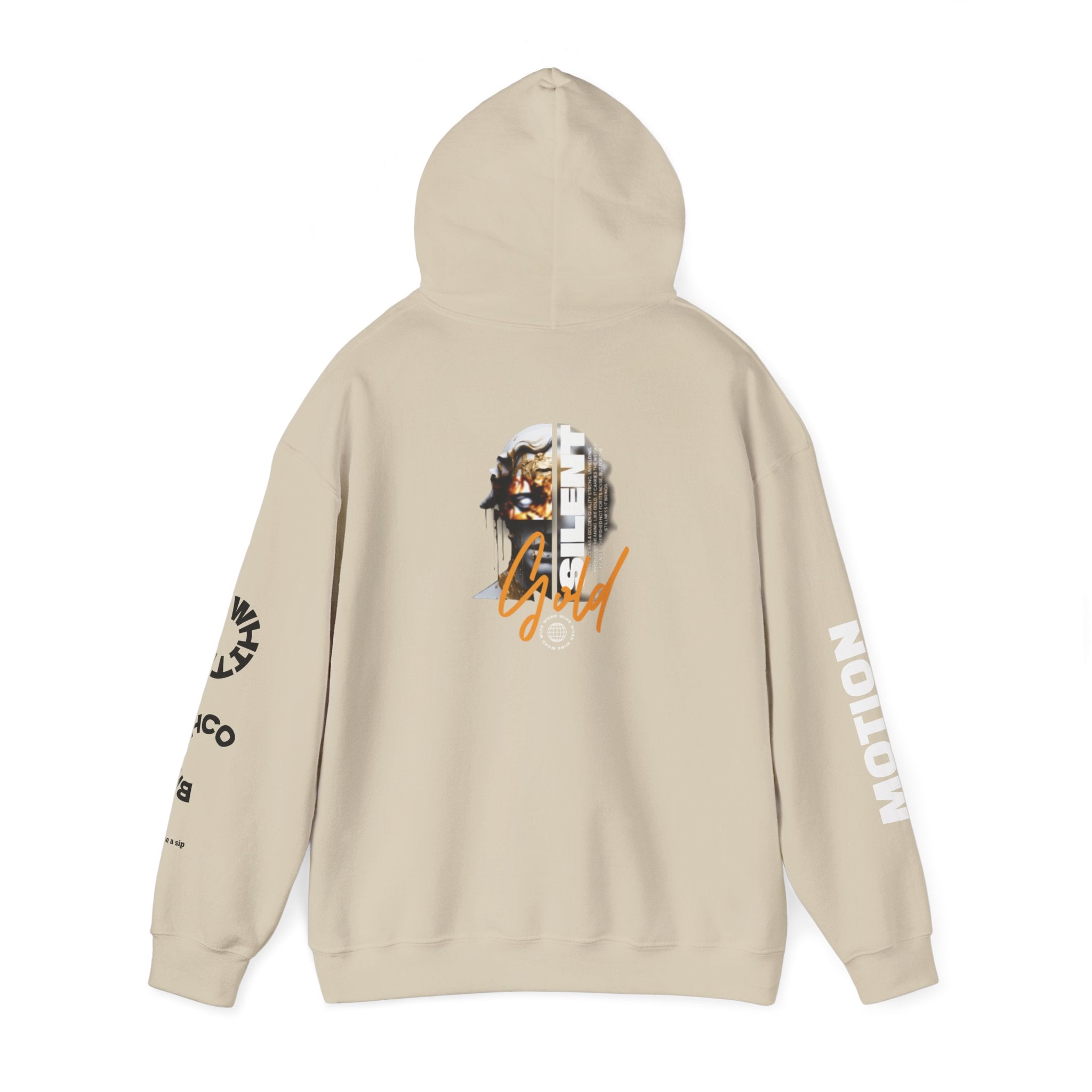 Gold Lion Unisex Heavy Blend Hooded Sweatshirt, Cozy Fall Fashion, Great Gift for Birthdays, Casual Outfit, Relaxed Vibes