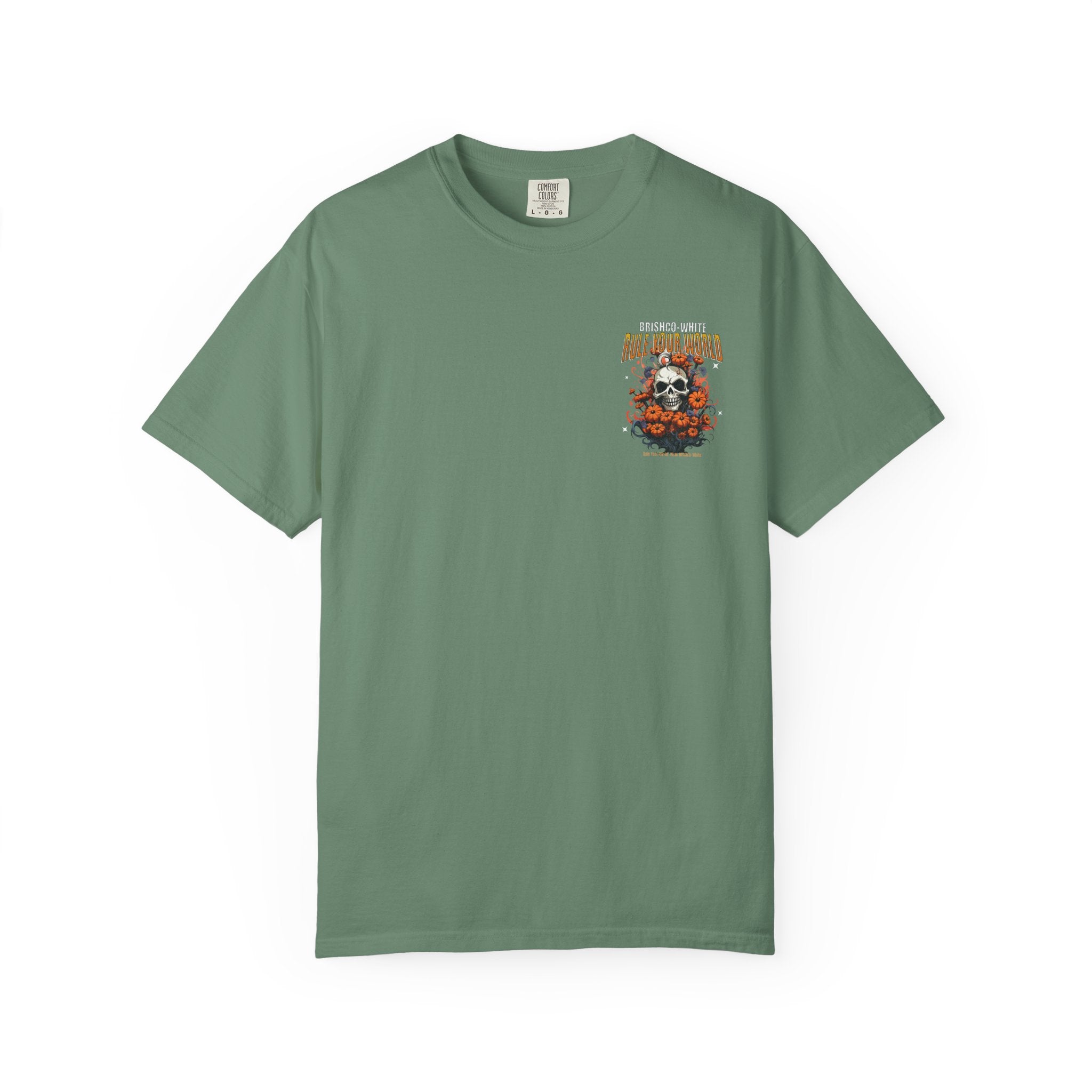 Skull Floral Unisex Tee, Vintage-Inspired T-Shirt, Casual Streetwear, Grunge Fashion, Perfect for Halloween & Every Day