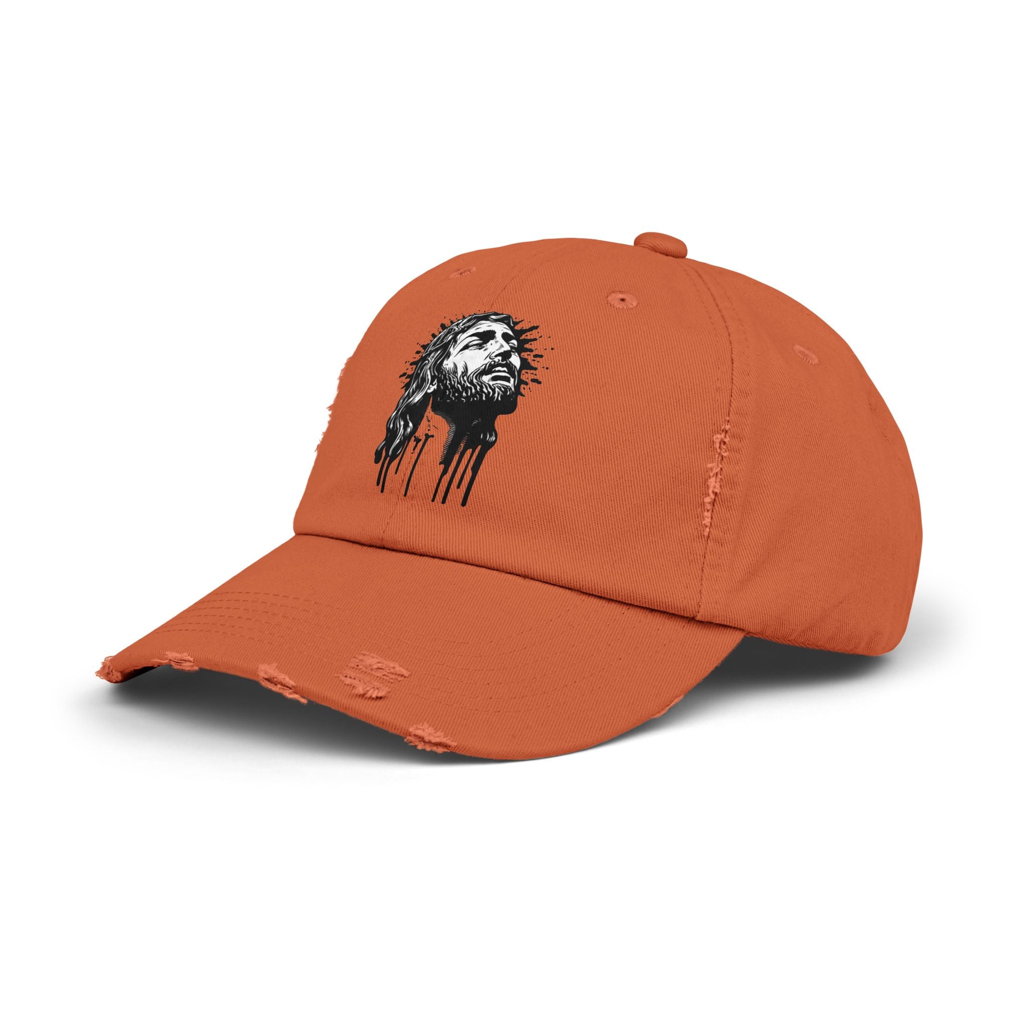 JESUS PIECE, Vintage Religious Hat, Unisex Christian Cap, Stylish God Tribute Cap, Distressed Black Baseball Hat