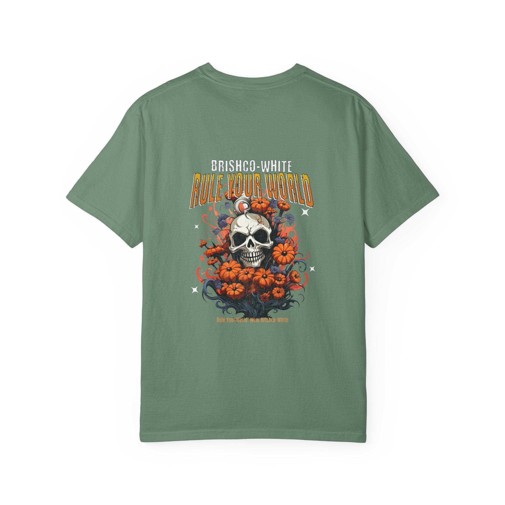 Skull Floral Unisex Tee, Vintage-Inspired T-Shirt, Casual Streetwear, Grunge Fashion, Perfect for Halloween & Every Day