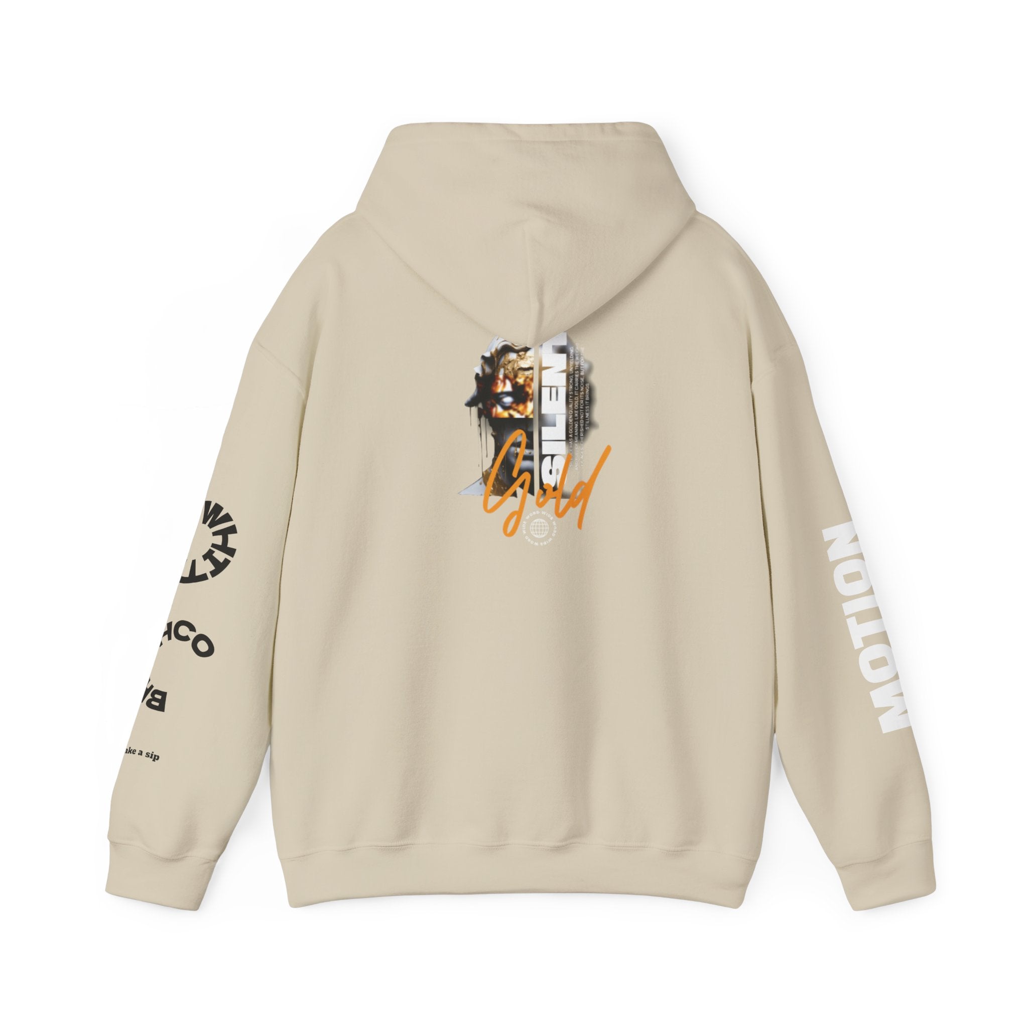 Gold Lion Unisex Heavy Blend Hooded Sweatshirt, Cozy Fall Fashion, Great Gift for Birthdays, Casual Outfit, Relaxed Vibes
