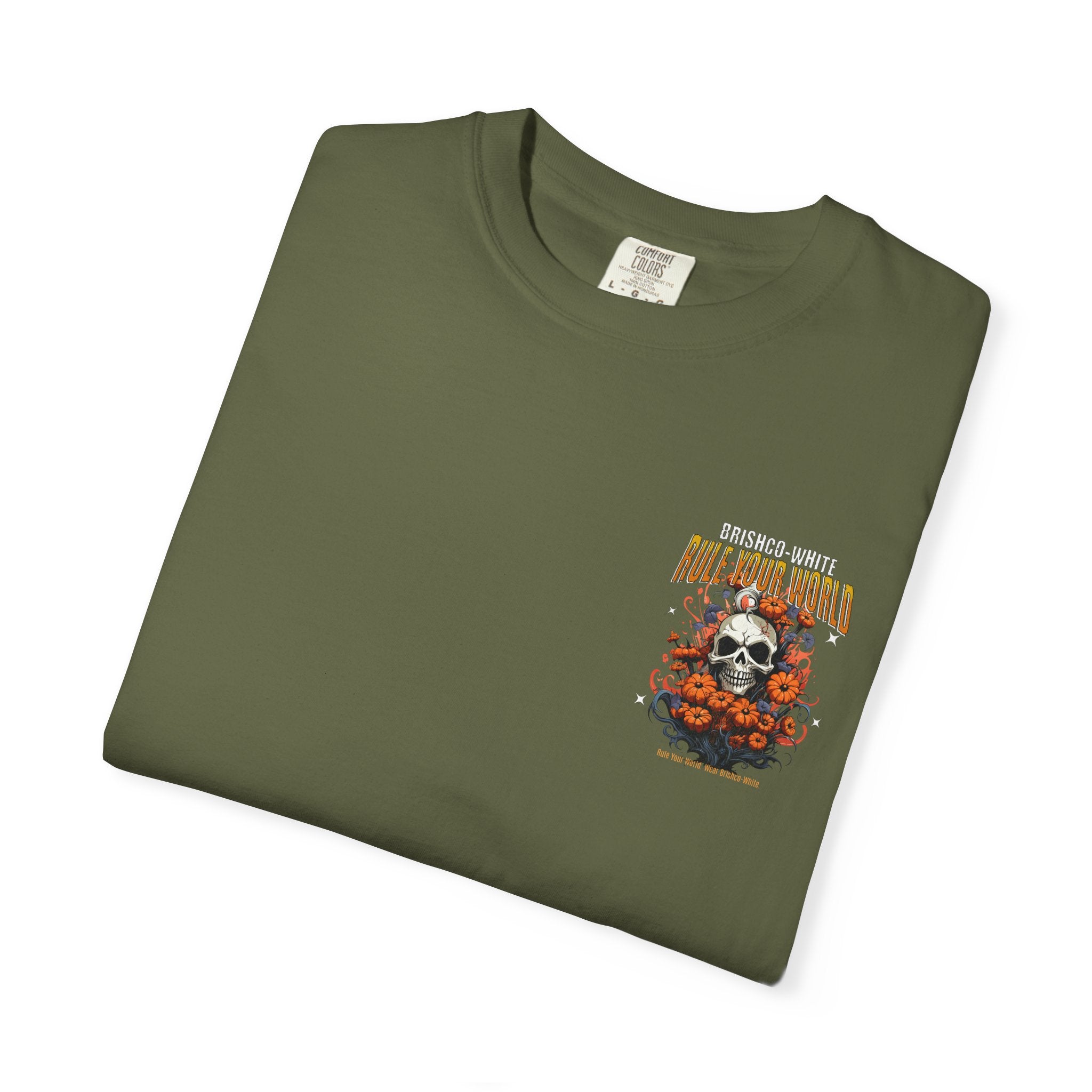 Skull Floral Unisex Tee, Vintage-Inspired T-Shirt, Casual Streetwear, Grunge Fashion, Perfect for Halloween & Every Day