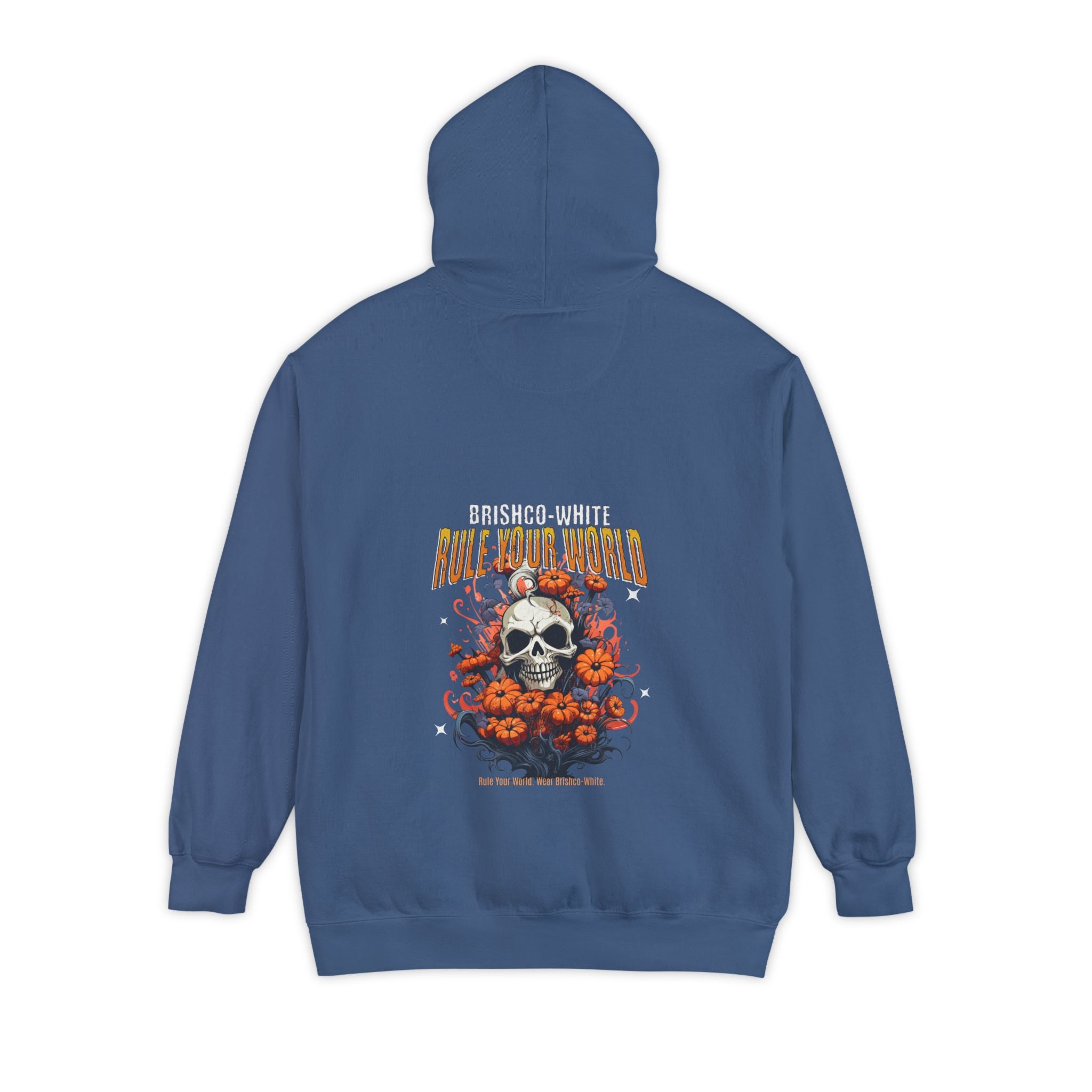 Unisex Hooded Sweatshirt, Skull Graphic Hoodie, Comfortable Fall Attire, Perfect for Gifting, Halloween Apparel