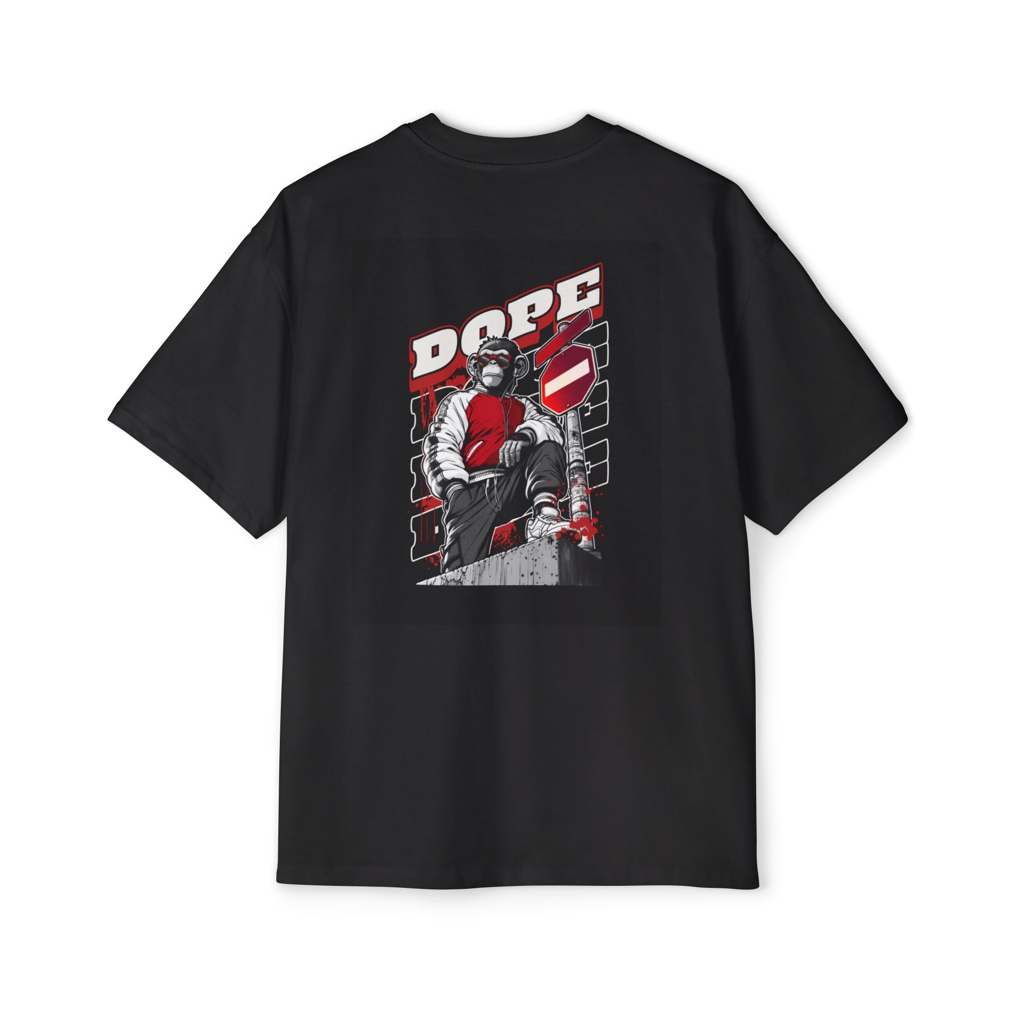 Dope Graphic Oversized Tee, Urban Fashion Shirt, Streetwear Style Tee, Cool Graphic T-Shirt for Men, Casual Everyday Wear