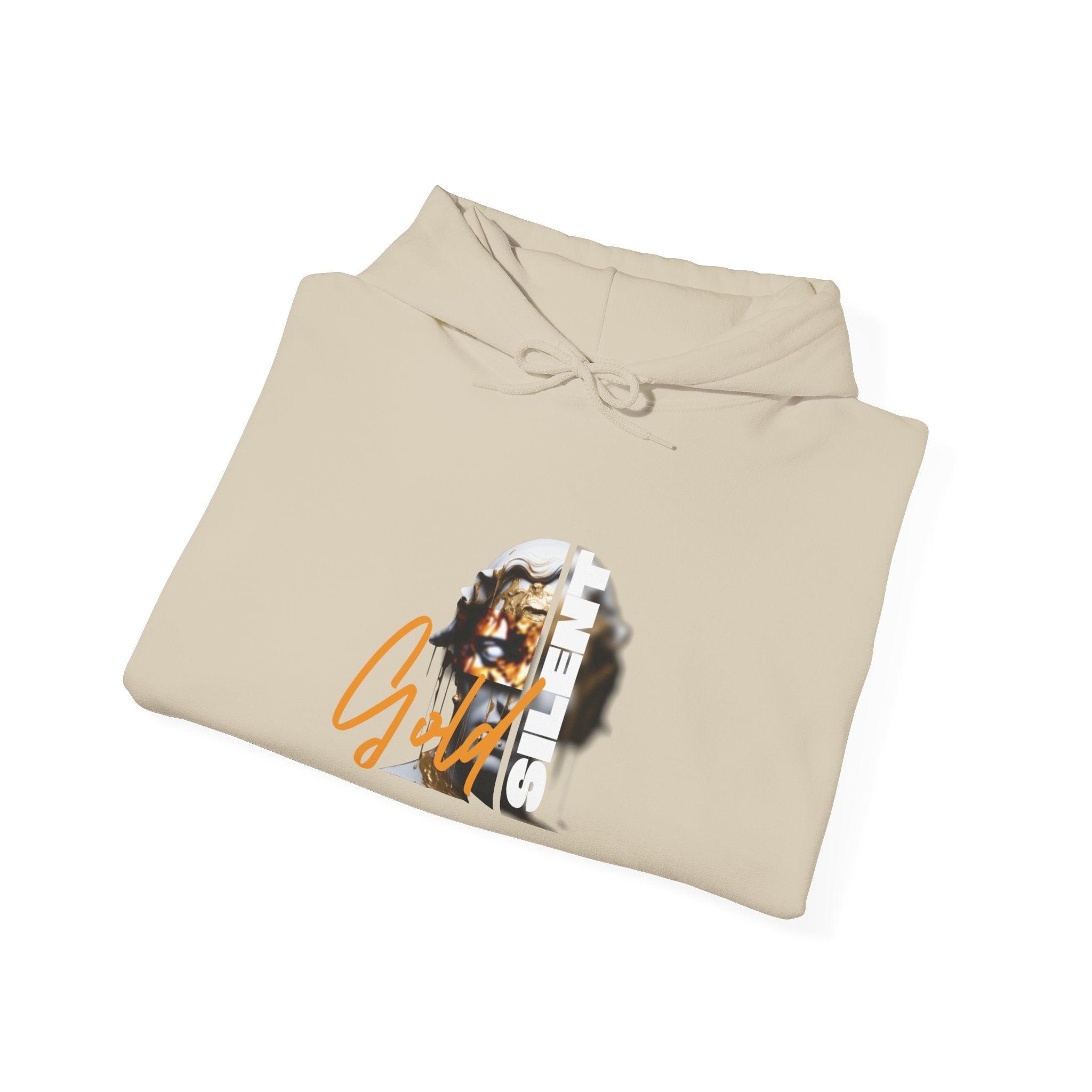 Gold Lion Unisex Heavy Blend Hooded Sweatshirt, Cozy Fall Fashion, Great Gift for Birthdays, Casual Outfit, Relaxed Vibes