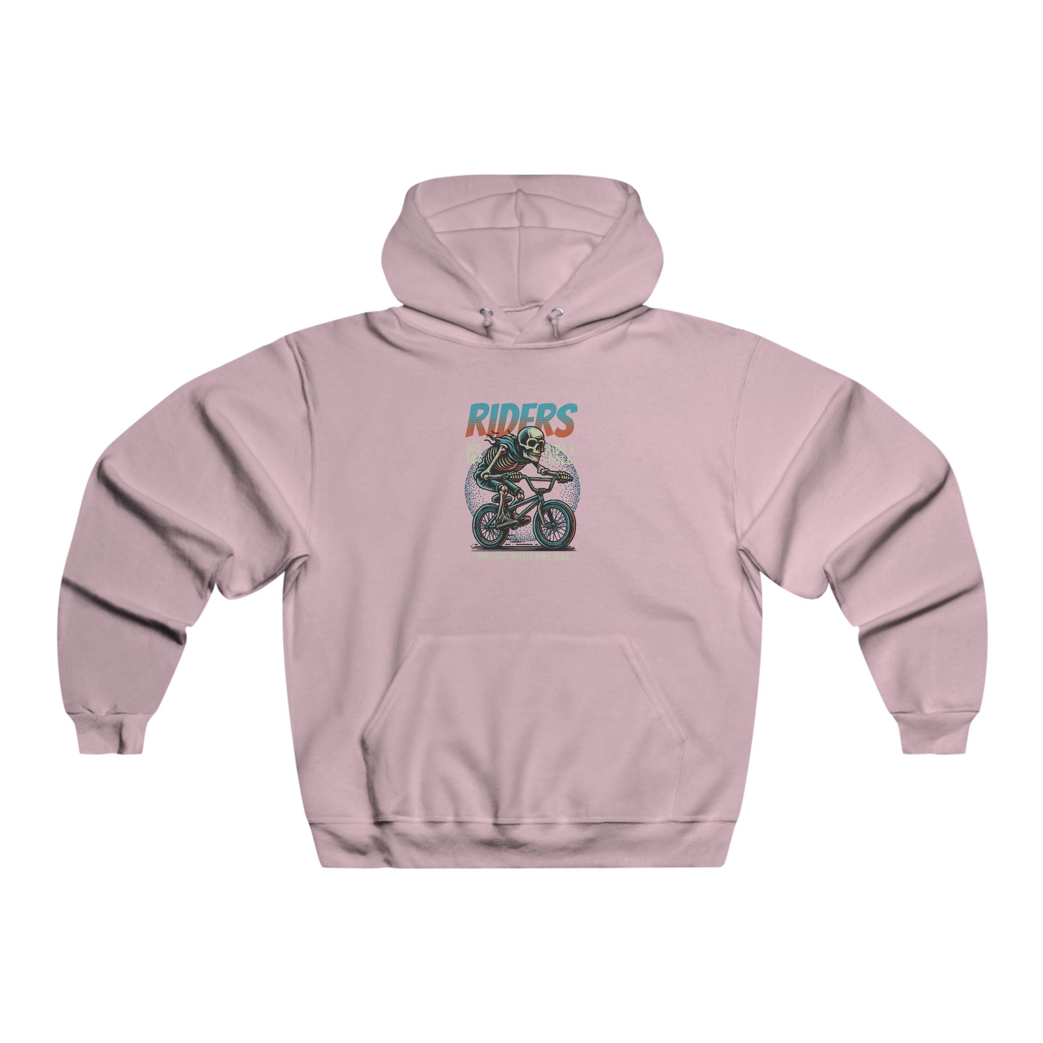 Vintage Skeleton Riders Hoodie, Cool Biker Sweatshirt, Unique Gift for Cycling Enthusiasts, Casual Fall Layer, Retro Design