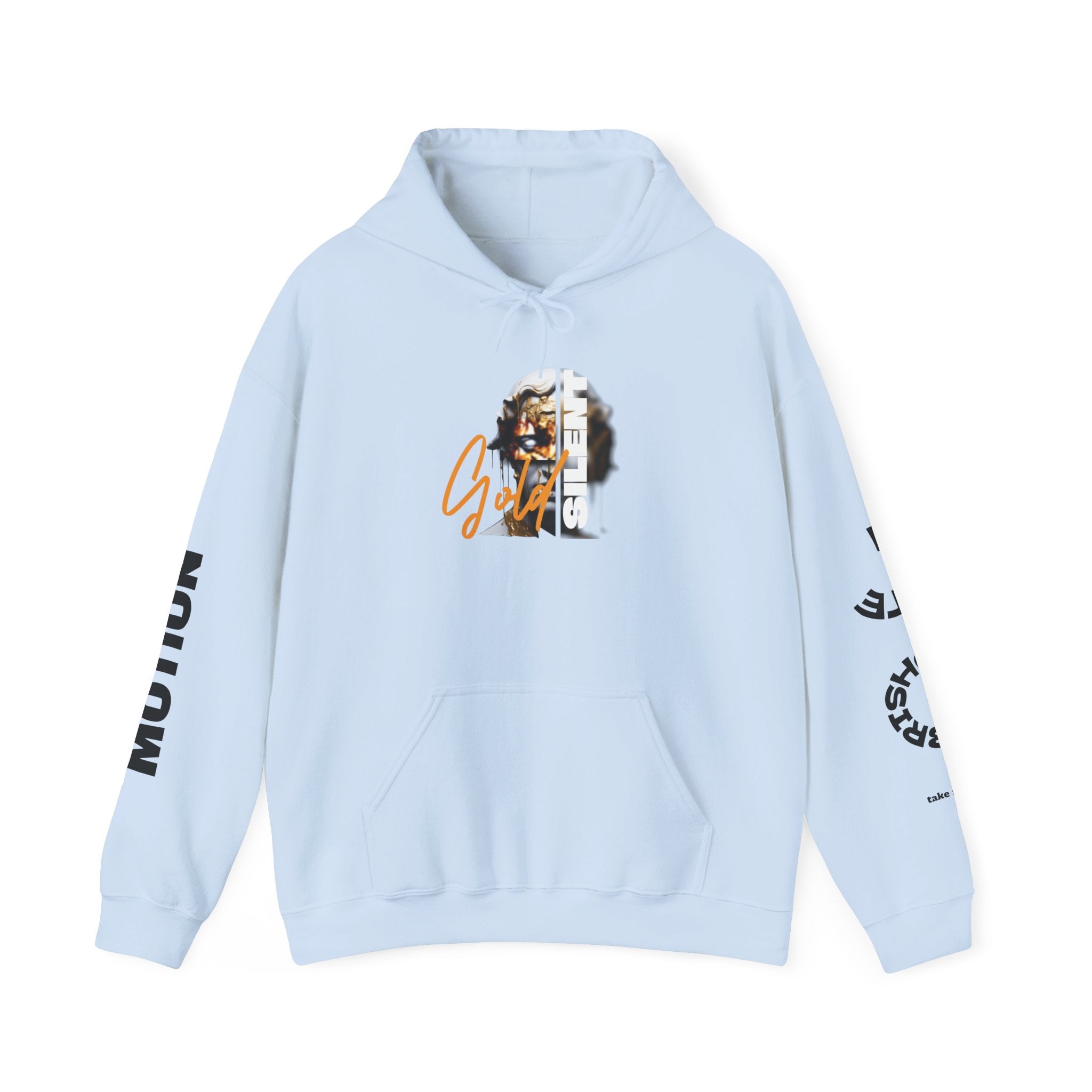 Gold Lion Unisex Heavy Blend Hooded Sweatshirt, Cozy Fall Fashion, Great Gift for Birthdays, Casual Outfit, Relaxed Vibes