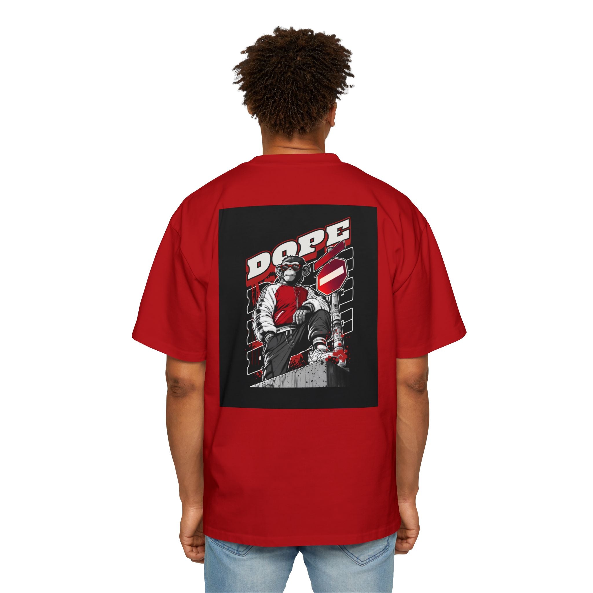 Dope Graphic Oversized Tee, Urban Fashion Shirt, Streetwear Style Tee, Cool Graphic T-Shirt for Men, Casual Everyday Wear