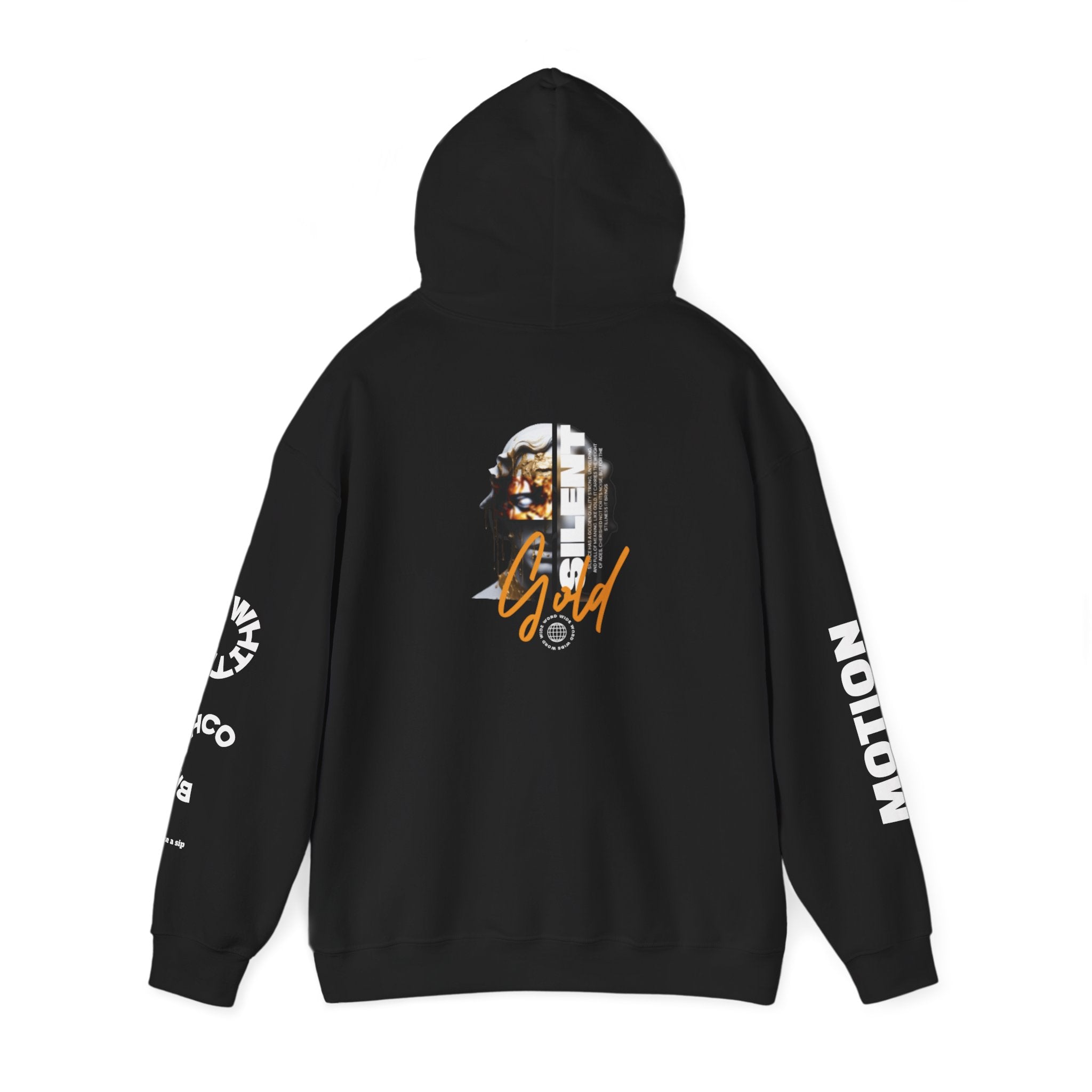Gold Lion Unisex Heavy Blend Hooded Sweatshirt, Cozy Fall Fashion, Great Gift for Birthdays, Casual Outfit, Relaxed Vibes