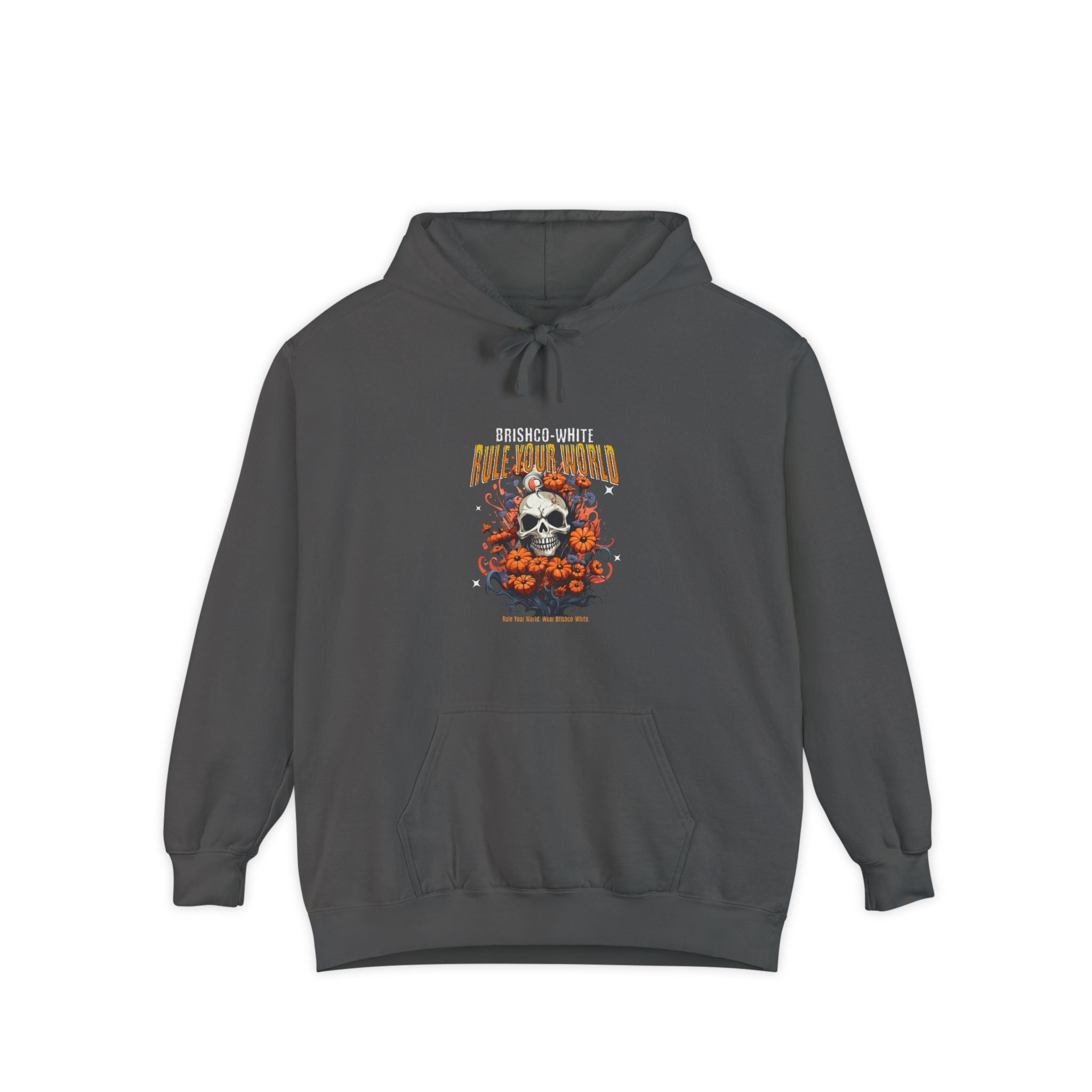 Unisex Hooded Sweatshirt, Skull Graphic Hoodie, Comfortable Fall Attire, Perfect for Gifting, Halloween Apparel