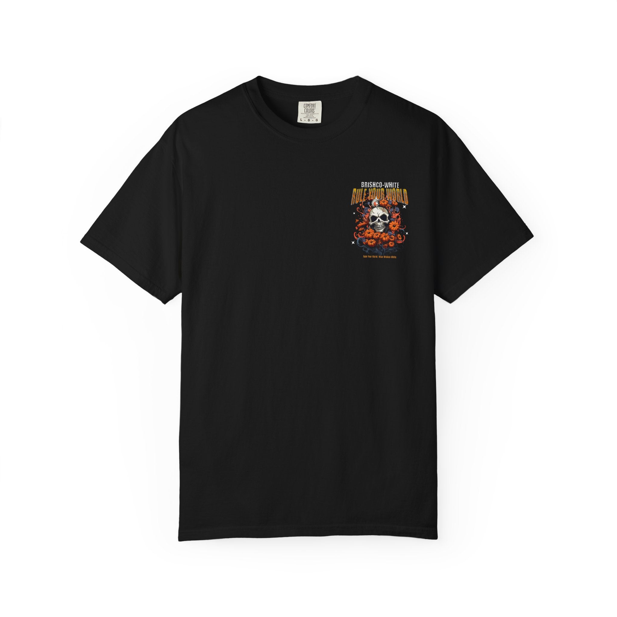 Skull Floral Unisex Tee, Vintage-Inspired T-Shirt, Casual Streetwear, Grunge Fashion, Perfect for Halloween & Every Day
