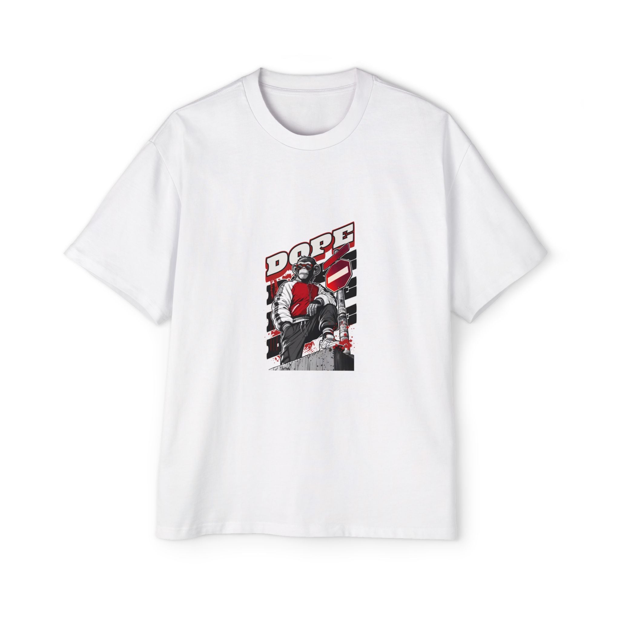 Dope Graphic Oversized Tee, Urban Fashion Shirt, Streetwear Style Tee, Cool Graphic T-Shirt for Men, Casual Everyday Wear