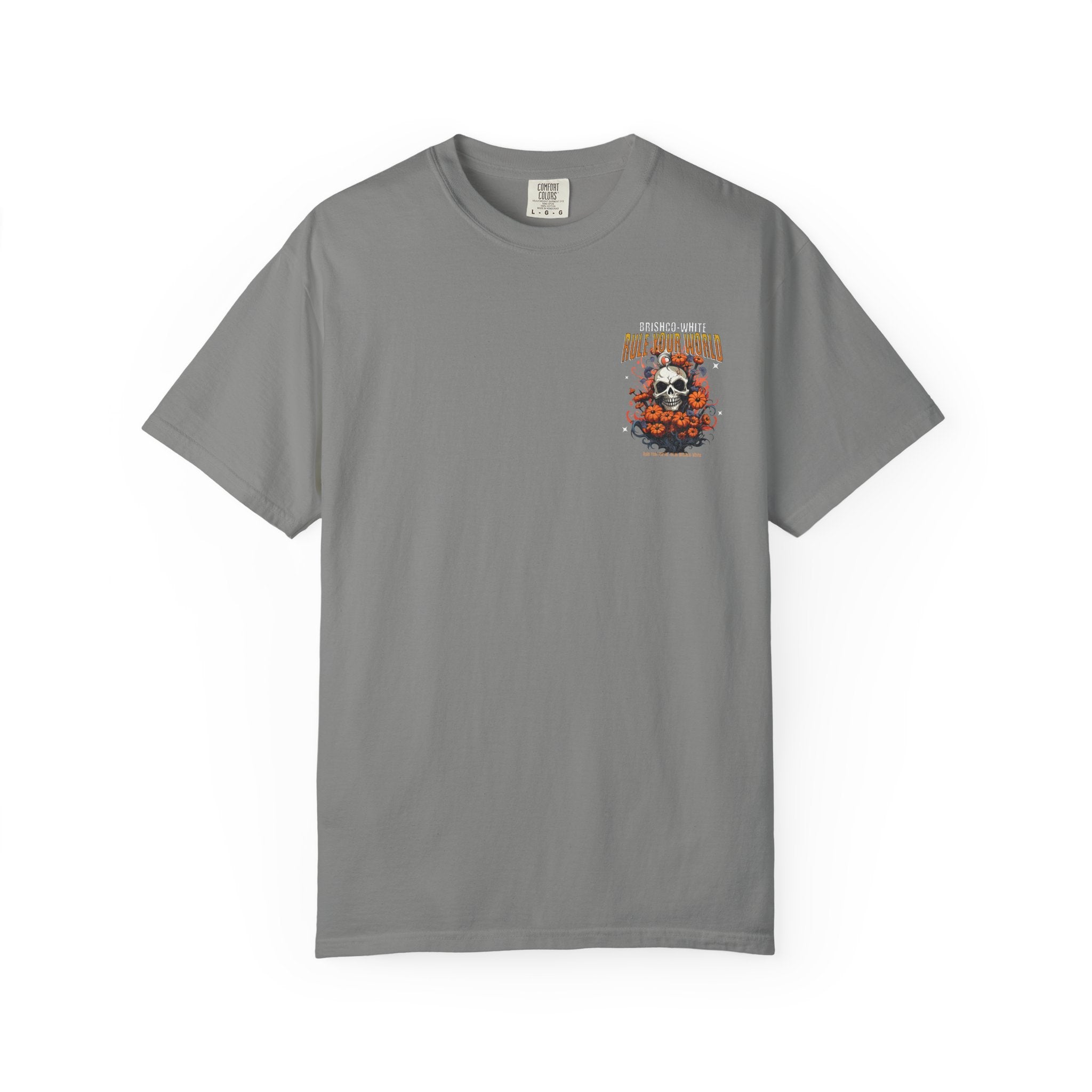 Skull Floral Unisex Tee, Vintage-Inspired T-Shirt, Casual Streetwear, Grunge Fashion, Perfect for Halloween & Every Day