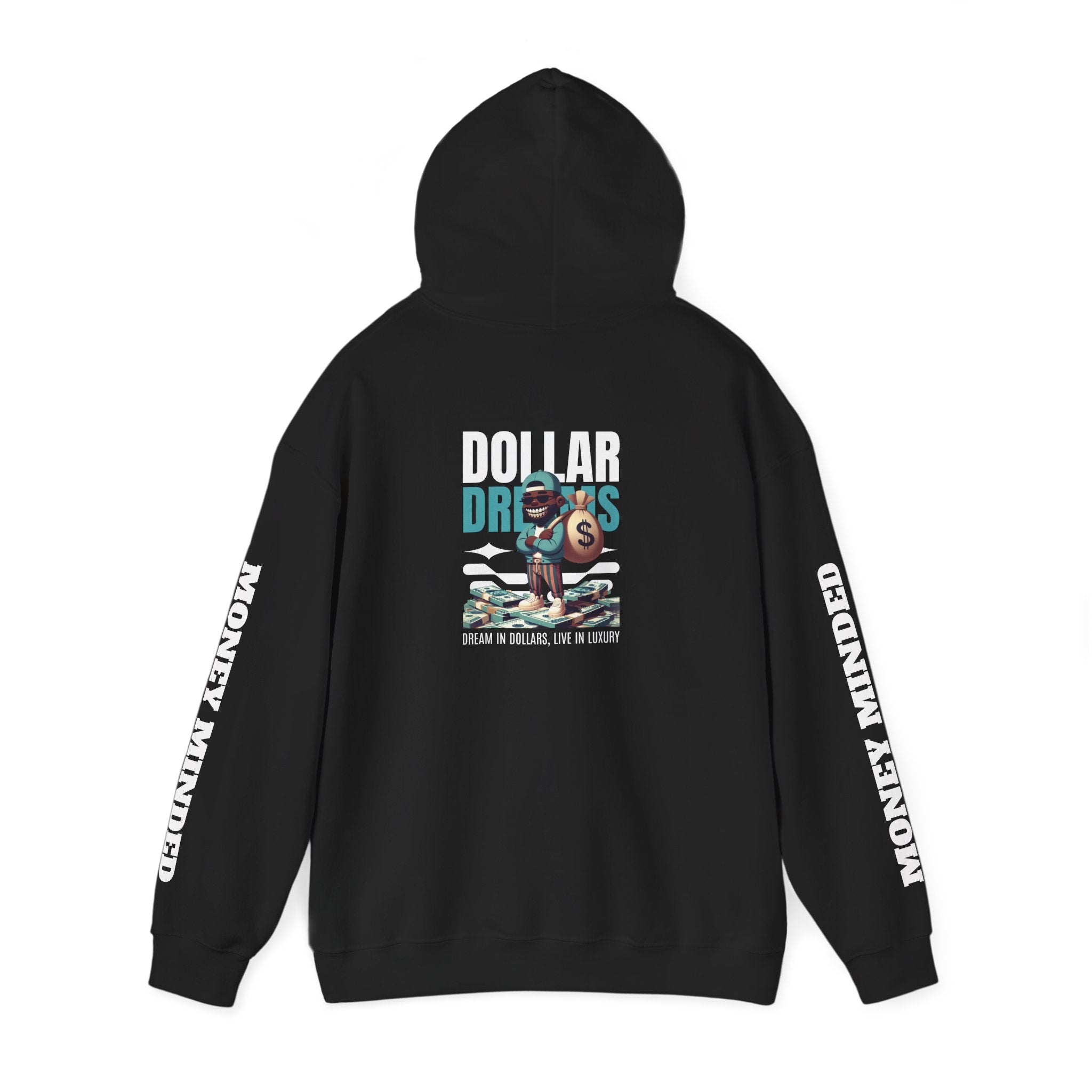 Dollar Dreams Unisex Hoodie - Motivational Sweatshirt for Dreamers, Perfect Gift for Entrepreneurs, Cozy Casual Wear, Hooded Top