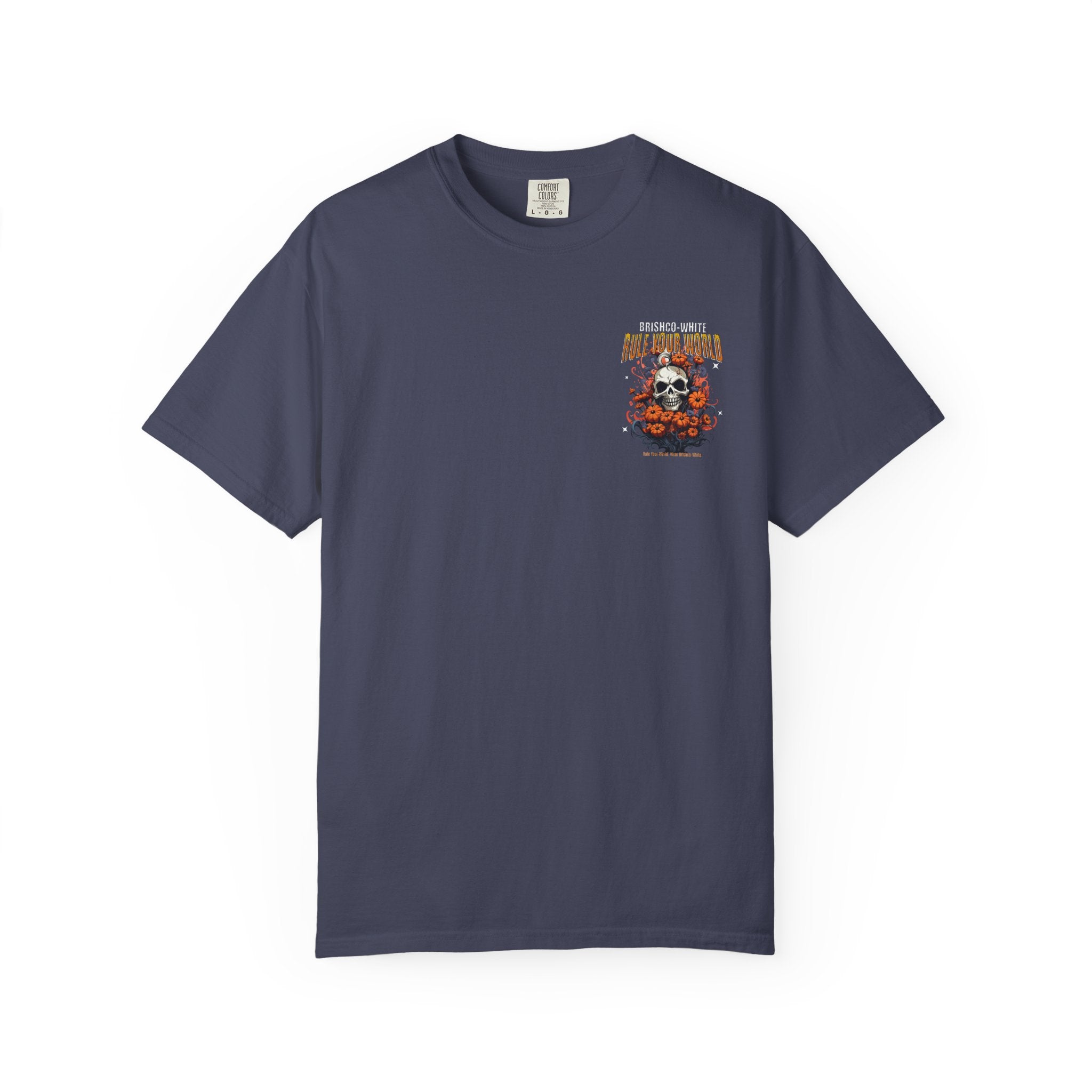 Skull Floral Unisex Tee, Vintage-Inspired T-Shirt, Casual Streetwear, Grunge Fashion, Perfect for Halloween & Every Day