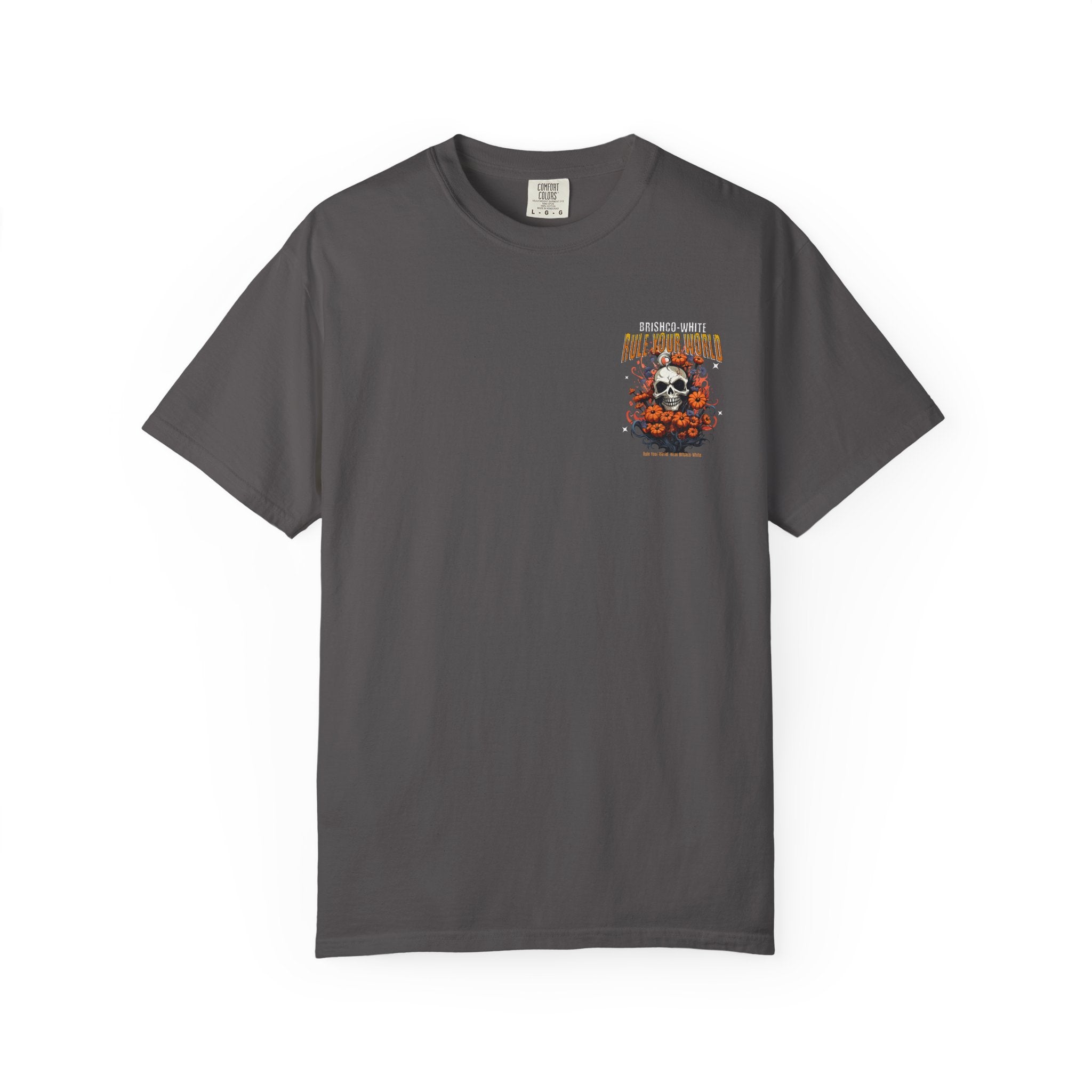 Skull Floral Unisex Tee, Vintage-Inspired T-Shirt, Casual Streetwear, Grunge Fashion, Perfect for Halloween & Every Day