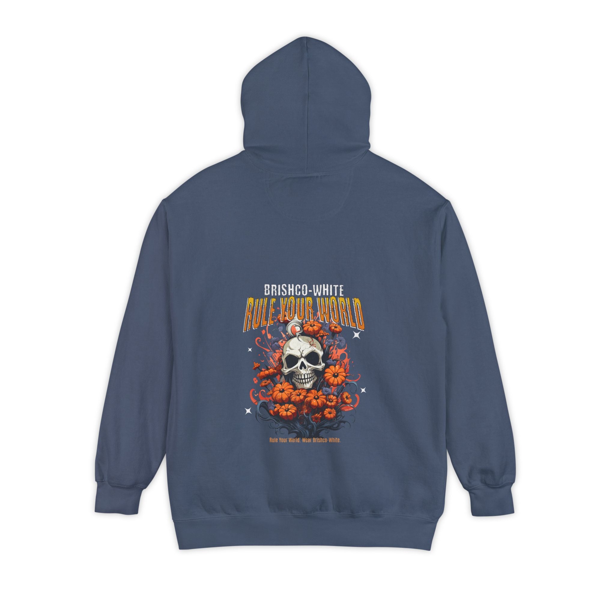 Unisex Hooded Sweatshirt, Skull Graphic Hoodie, Comfortable Fall Attire, Perfect for Gifting, Halloween Apparel