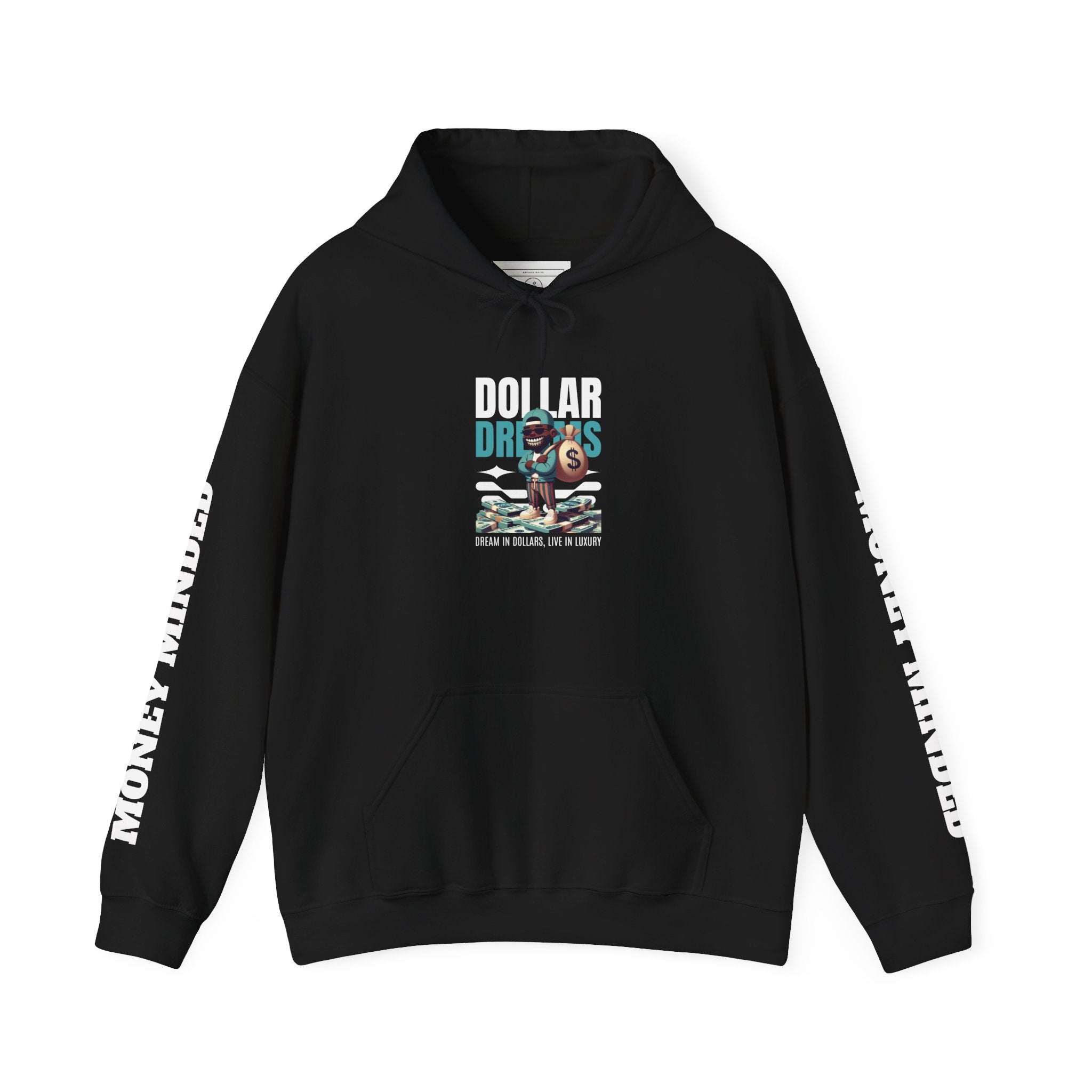 Dollar Dreams Unisex Hoodie - Motivational Sweatshirt for Dreamers, Perfect Gift for Entrepreneurs, Cozy Casual Wear, Hooded Top