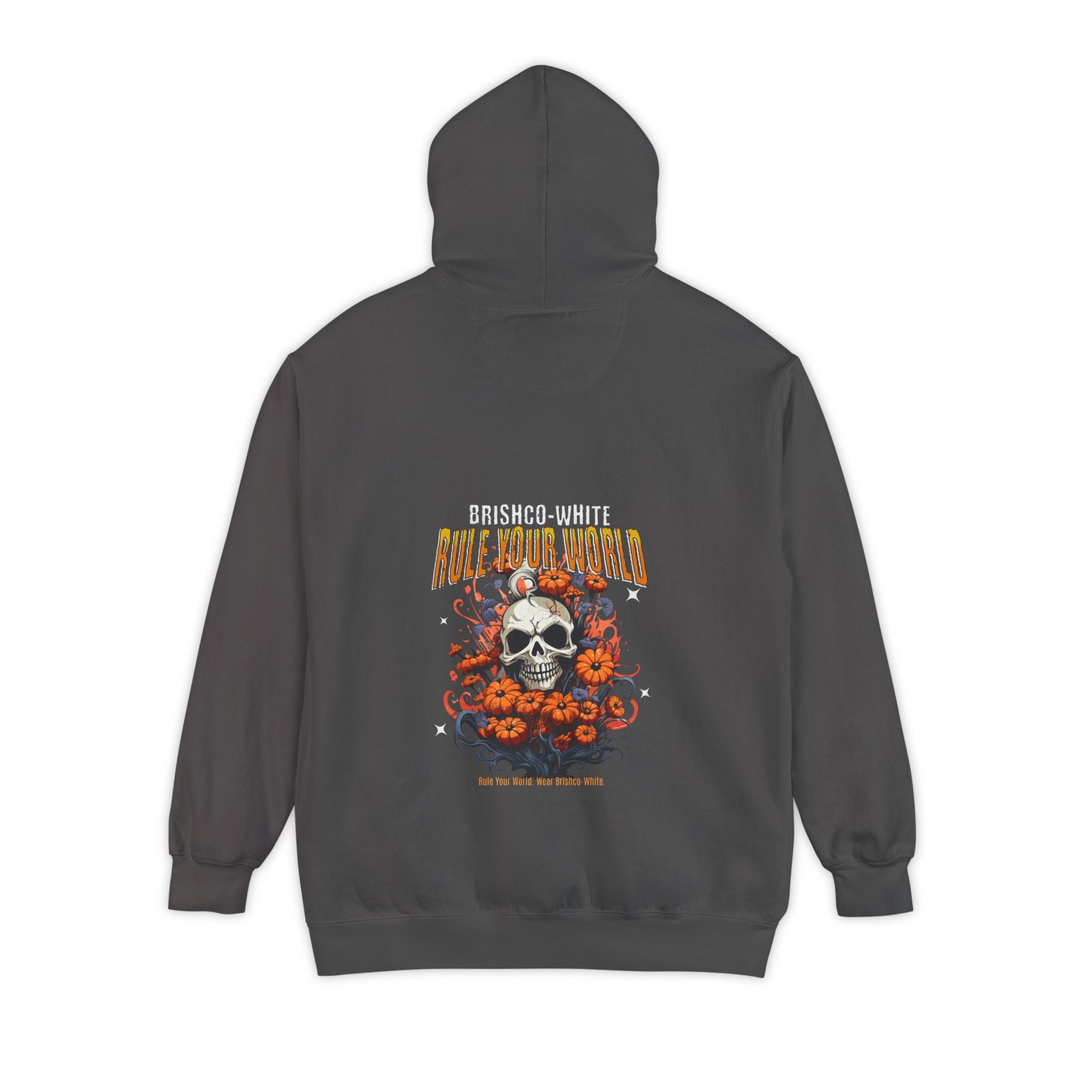 Unisex Hooded Sweatshirt, Skull Graphic Hoodie, Comfortable Fall Attire, Perfect for Gifting, Halloween Apparel