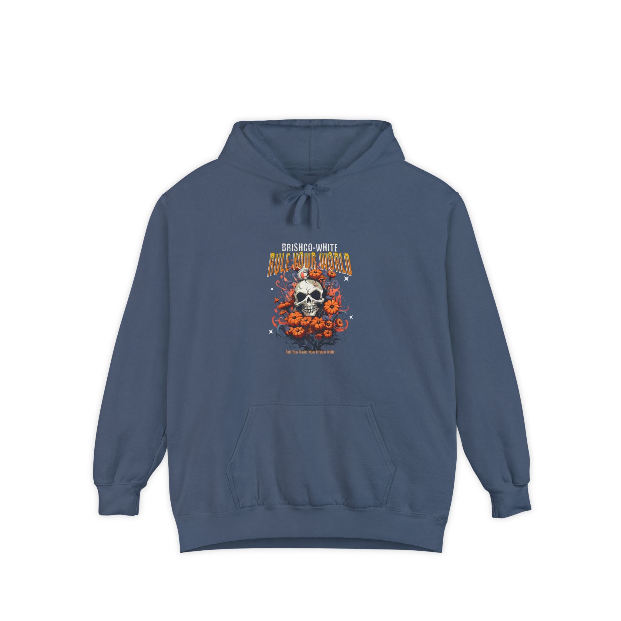 Unisex Hooded Sweatshirt, Skull Graphic Hoodie, Comfortable Fall Attire, Perfect for Gifting, Halloween Apparel