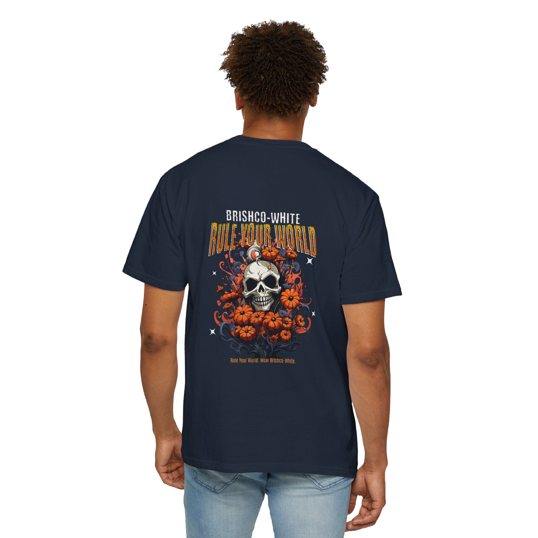 Skull Floral Unisex Tee, Vintage-Inspired T-Shirt, Casual Streetwear, Grunge Fashion, Perfect for Halloween & Every Day