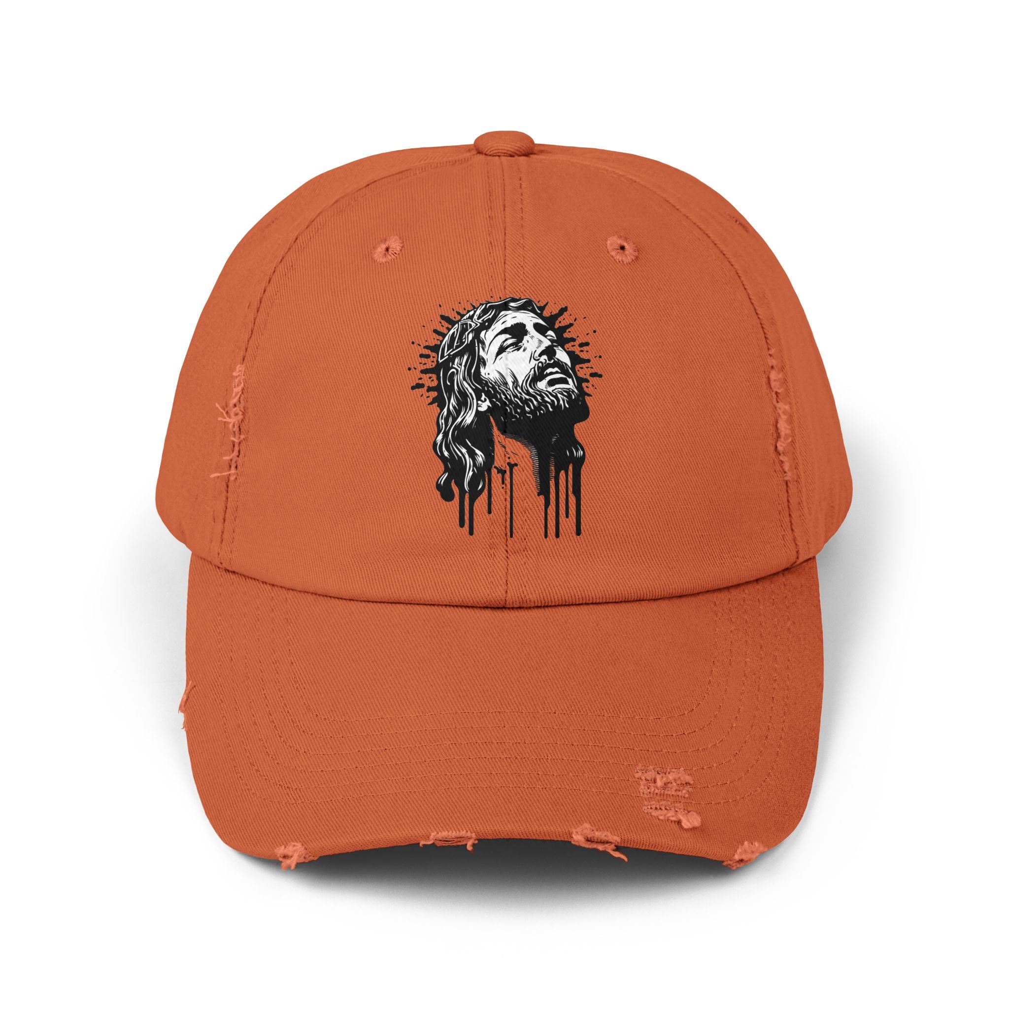 JESUS PIECE, Vintage Religious Hat, Unisex Christian Cap, Stylish God Tribute Cap, Distressed Black Baseball Hat