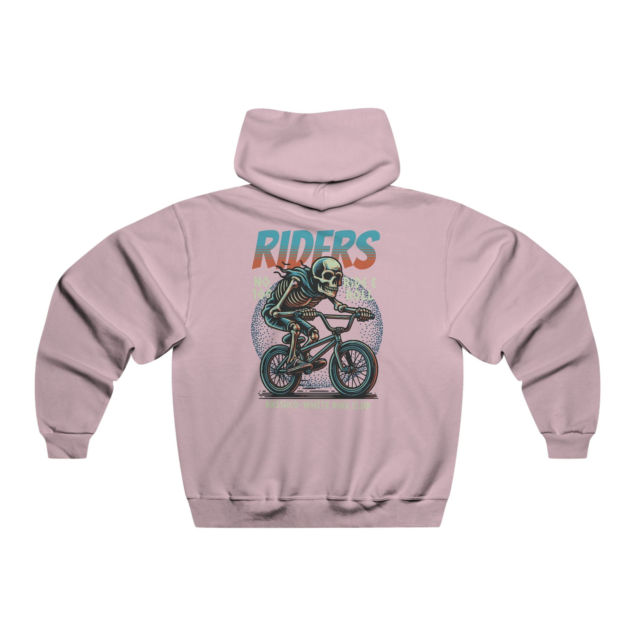 Vintage Skeleton Riders Hoodie, Cool Biker Sweatshirt, Unique Gift for Cycling Enthusiasts, Casual Fall Layer, Retro Design