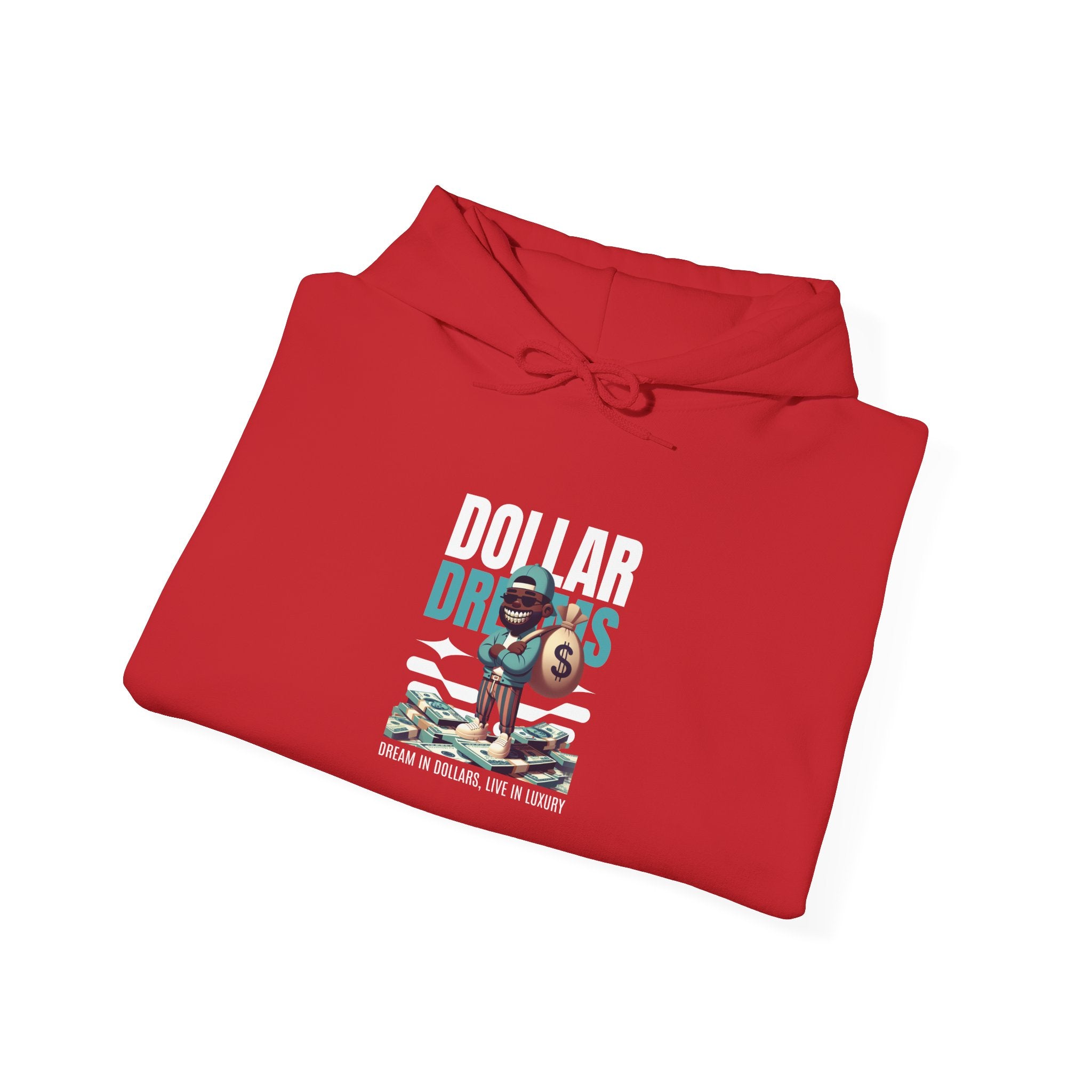 Dollar Dreams Unisex Hoodie - Motivational Sweatshirt for Dreamers, Perfect Gift for Entrepreneurs, Cozy Casual Wear, Hooded Top