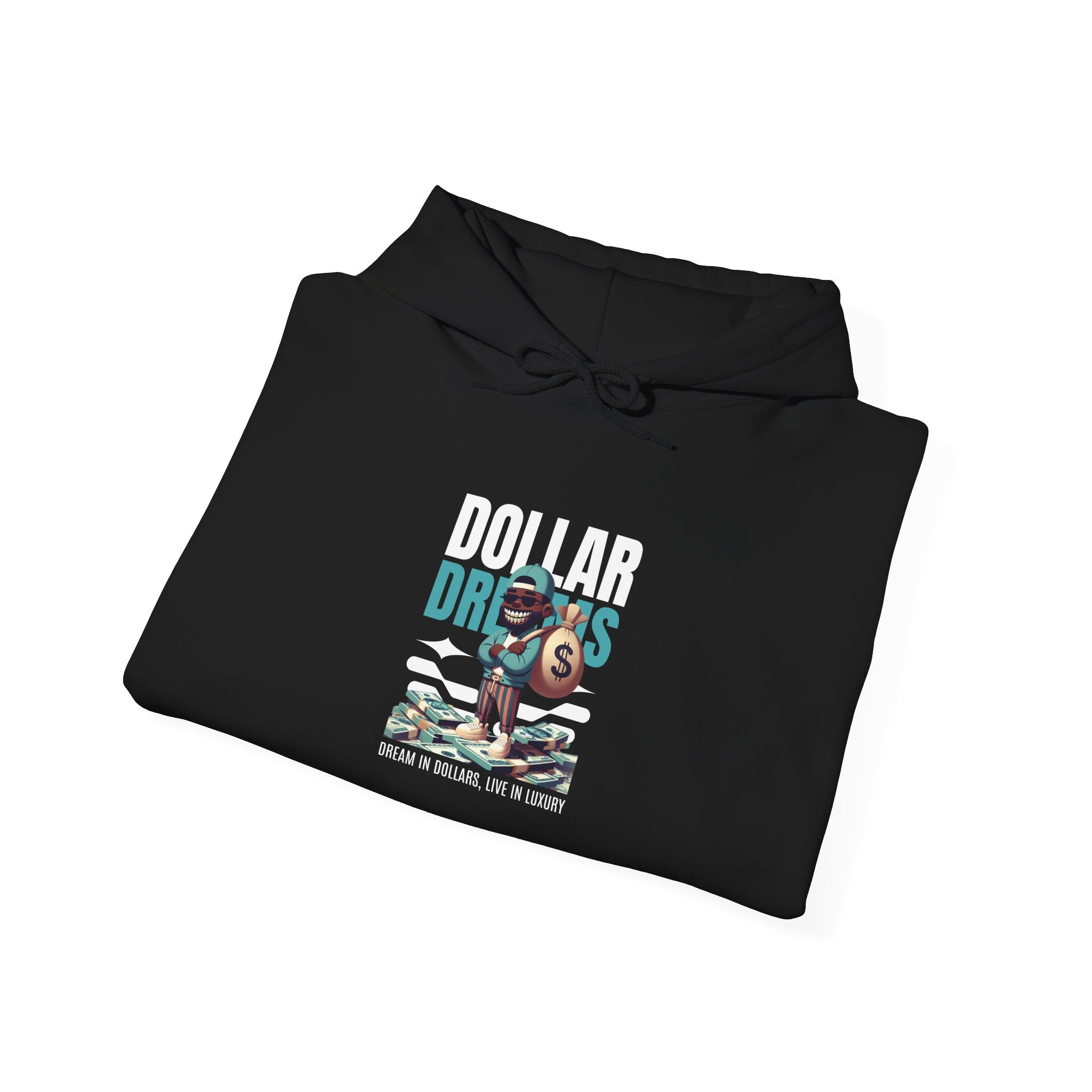 Dollar Dreams Unisex Hoodie - Motivational Sweatshirt for Dreamers, Perfect Gift for Entrepreneurs, Cozy Casual Wear, Hooded Top