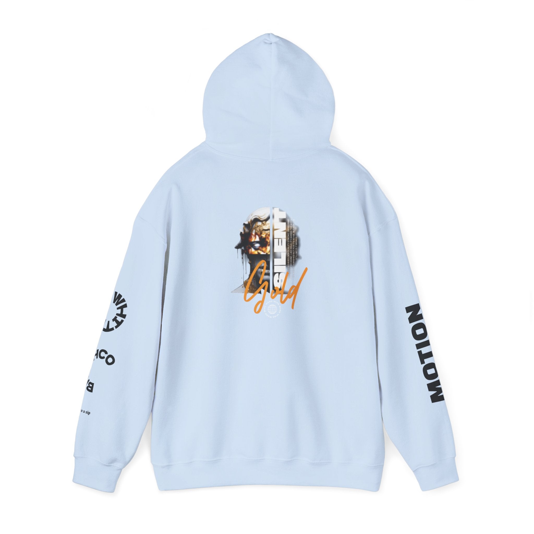Gold Lion Unisex Heavy Blend Hooded Sweatshirt, Cozy Fall Fashion, Great Gift for Birthdays, Casual Outfit, Relaxed Vibes