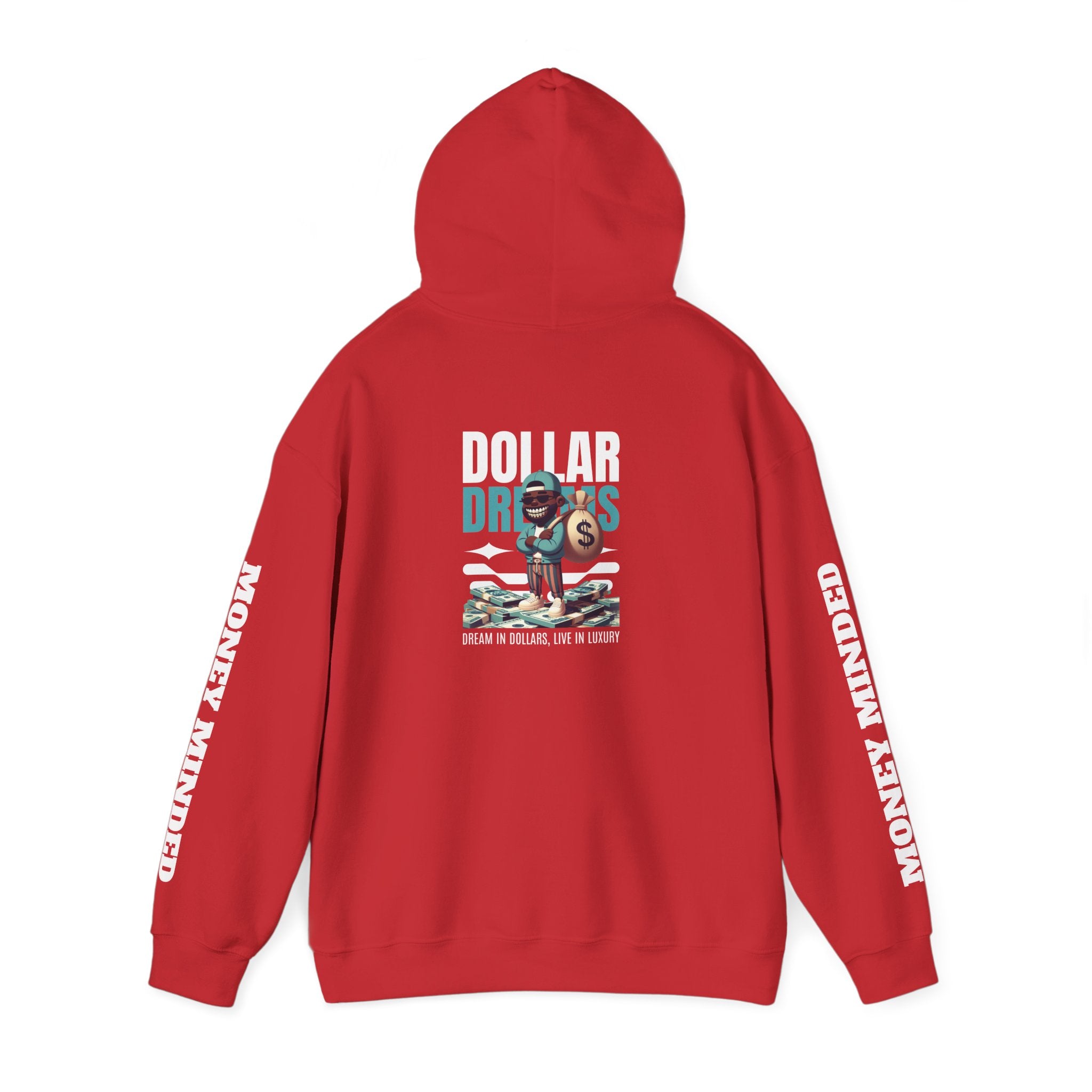 Dollar Dreams Unisex Hoodie - Motivational Sweatshirt for Dreamers, Perfect Gift for Entrepreneurs, Cozy Casual Wear, Hooded Top