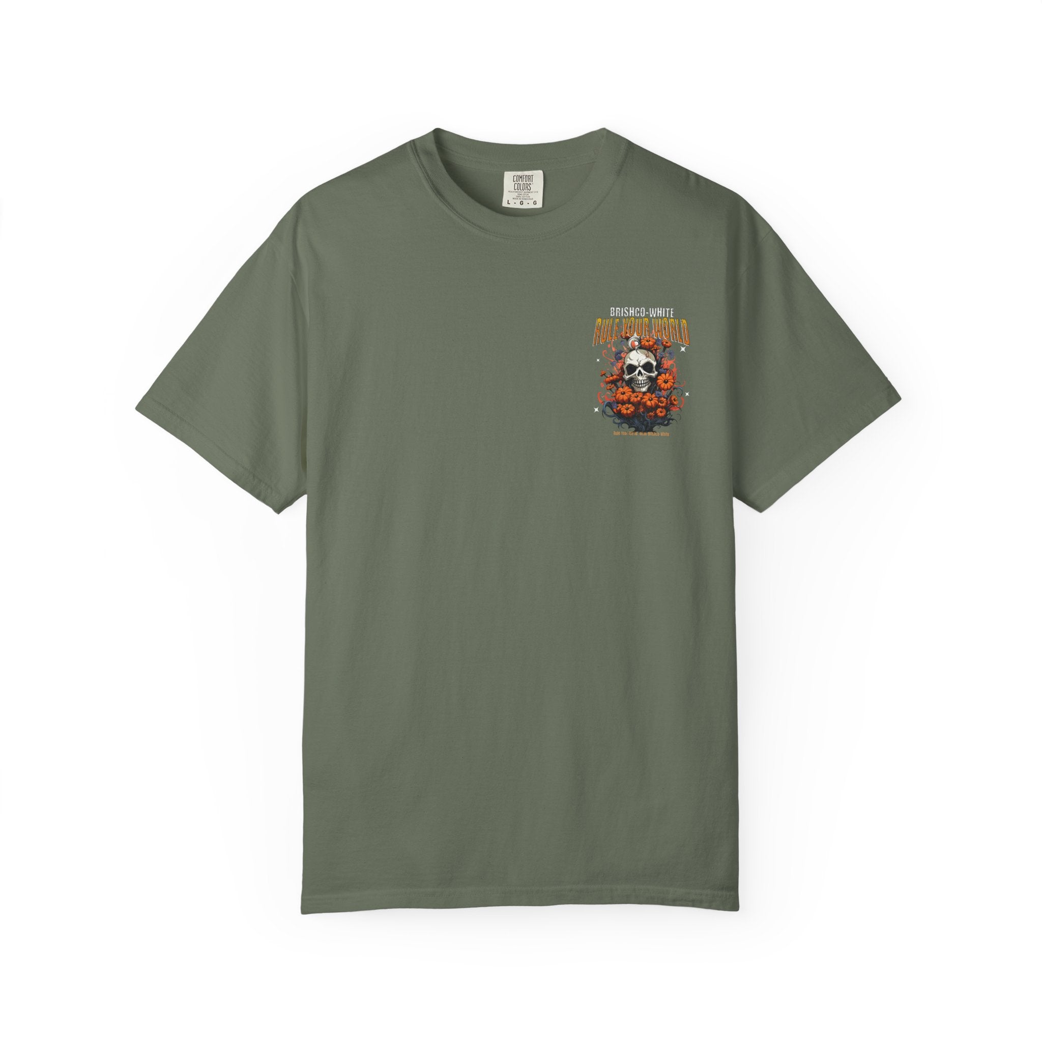 Skull Floral Unisex Tee, Vintage-Inspired T-Shirt, Casual Streetwear, Grunge Fashion, Perfect for Halloween & Every Day