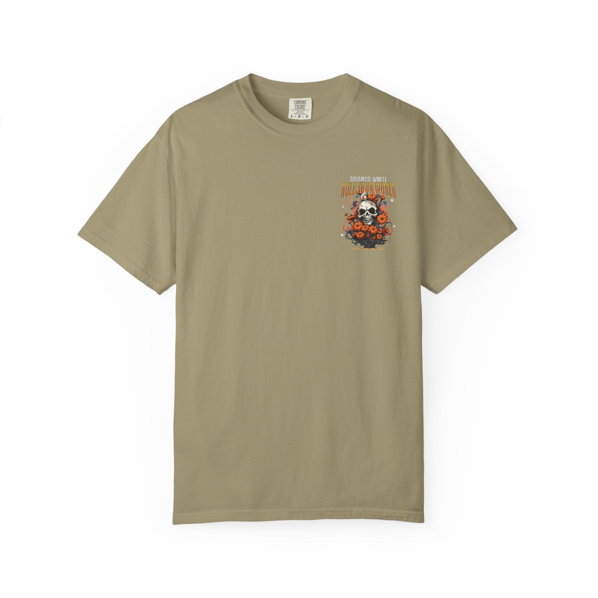 Skull Floral Unisex Tee, Vintage-Inspired T-Shirt, Casual Streetwear, Grunge Fashion, Perfect for Halloween & Every Day