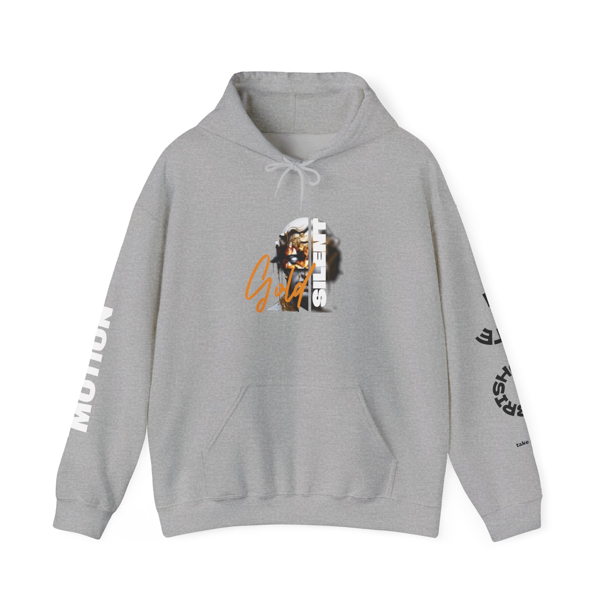 Gold Lion Unisex Heavy Blend Hooded Sweatshirt, Cozy Fall Fashion, Great Gift for Birthdays, Casual Outfit, Relaxed Vibes