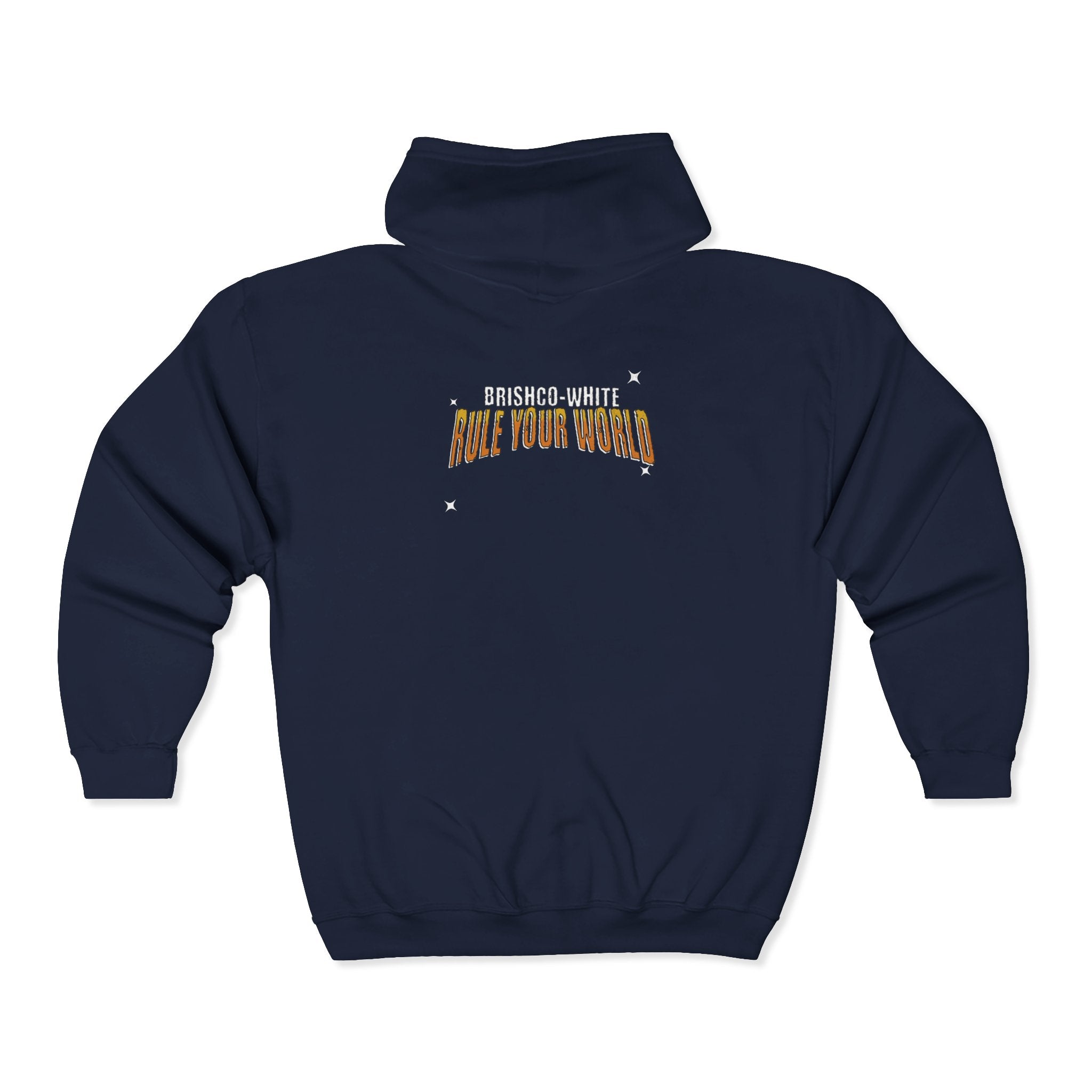 Rule Your World Zip-Up Hoodie - Unisex Sweatshirt for Everyday Comfort, Gift for Friends, Casual Wear, Cool Style, Trendy Fashion