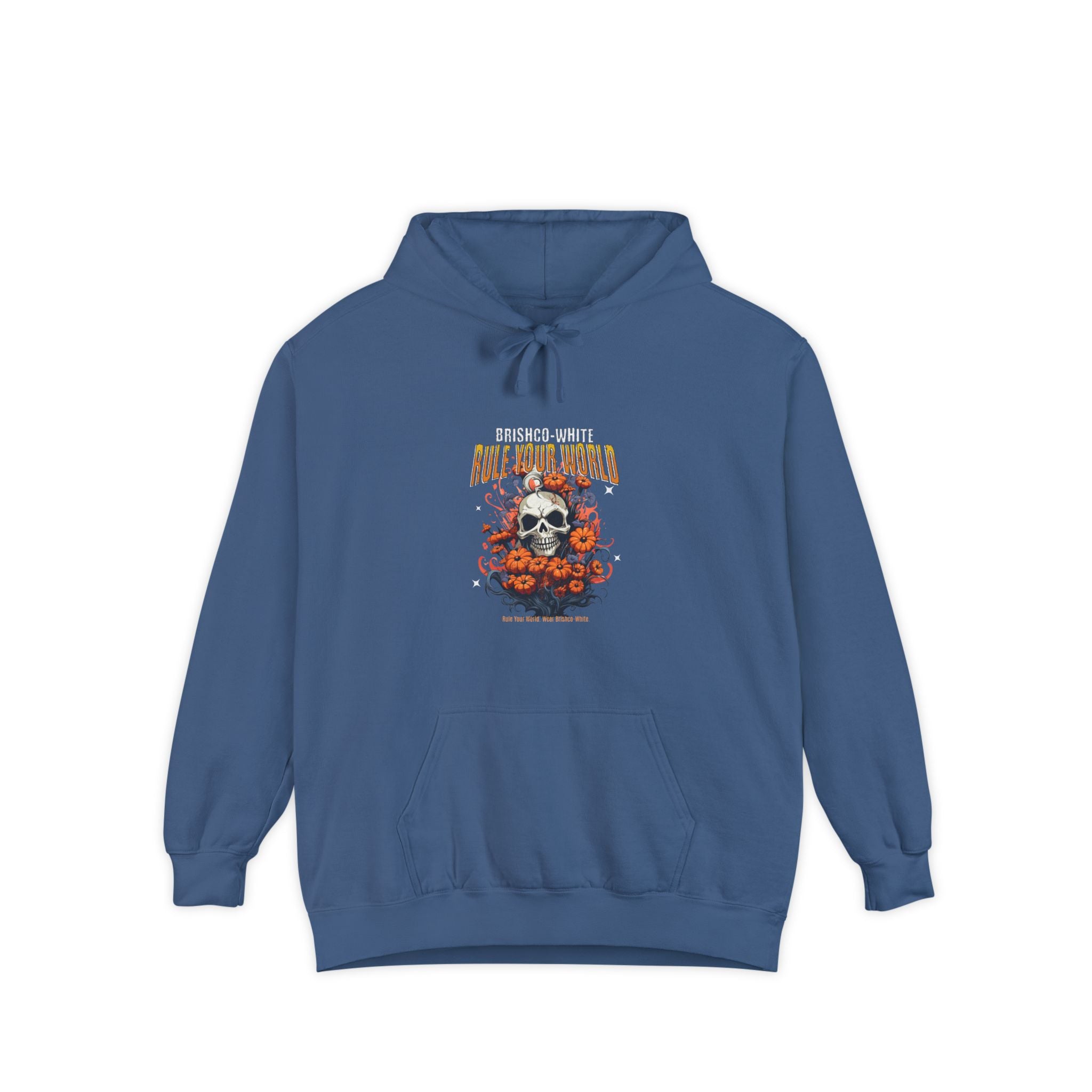 Unisex Hooded Sweatshirt, Skull Graphic Hoodie, Comfortable Fall Attire, Perfect for Gifting, Halloween Apparel