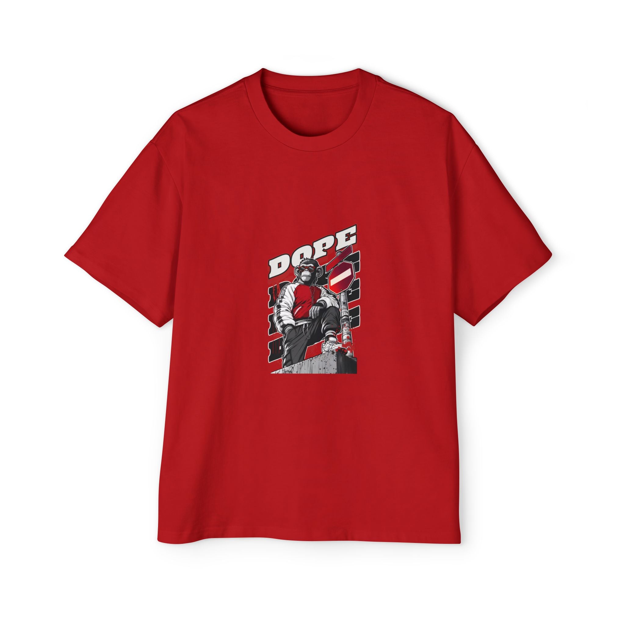 Dope Graphic Oversized Tee, Urban Fashion Shirt, Streetwear Style Tee, Cool Graphic T-Shirt for Men, Casual Everyday Wear