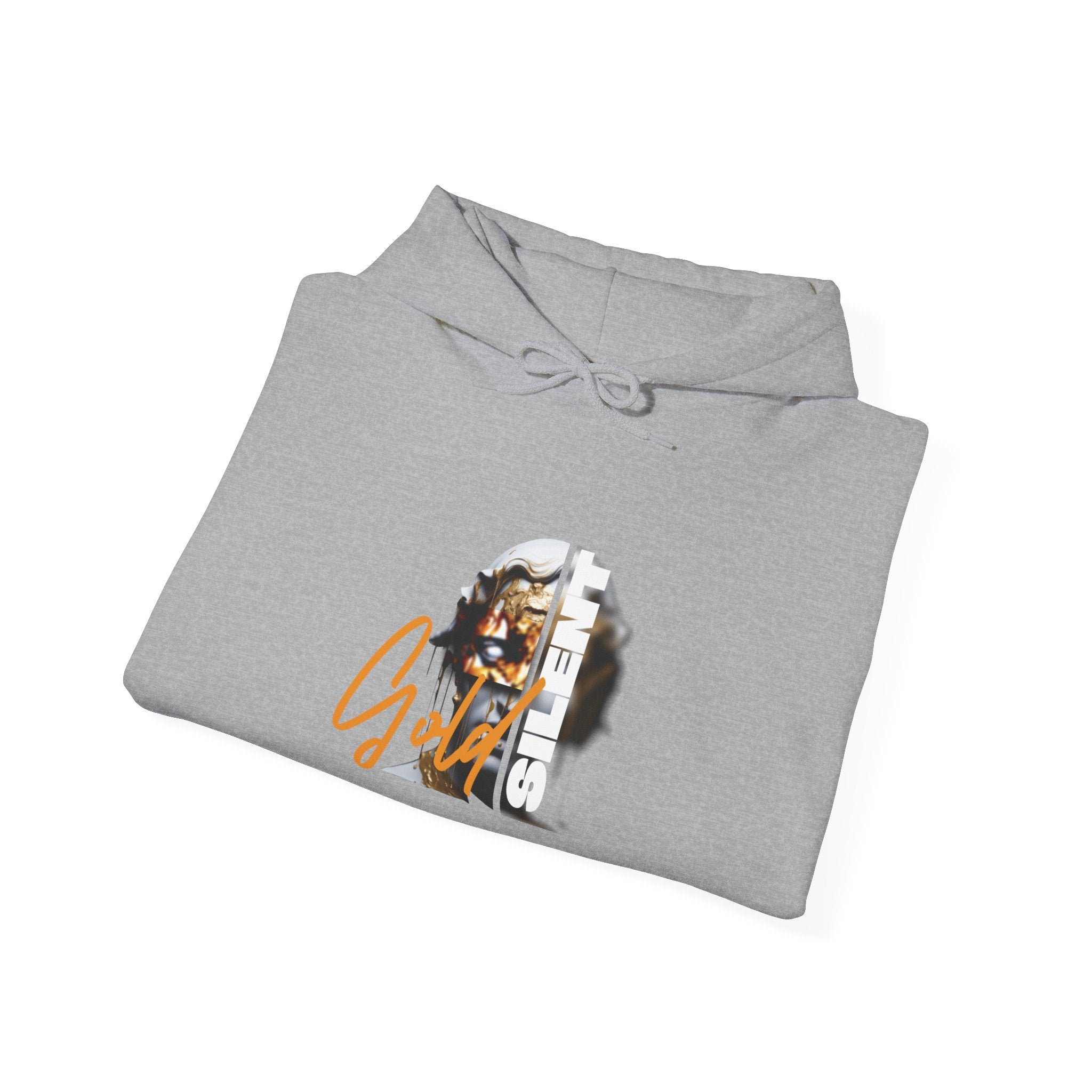 Gold Lion Unisex Heavy Blend Hooded Sweatshirt, Cozy Fall Fashion, Great Gift for Birthdays, Casual Outfit, Relaxed Vibes