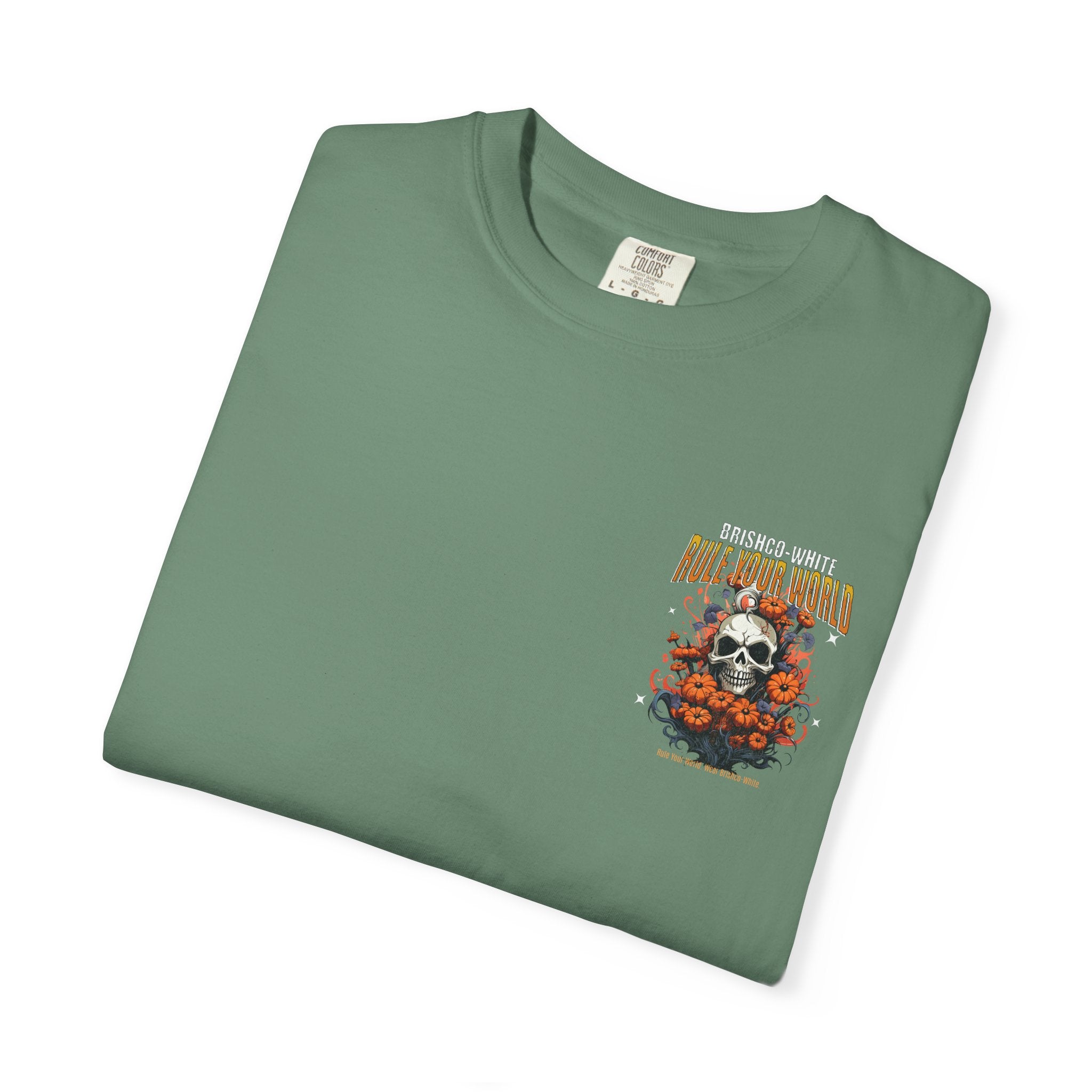 Skull Floral Unisex Tee, Vintage-Inspired T-Shirt, Casual Streetwear, Grunge Fashion, Perfect for Halloween & Every Day