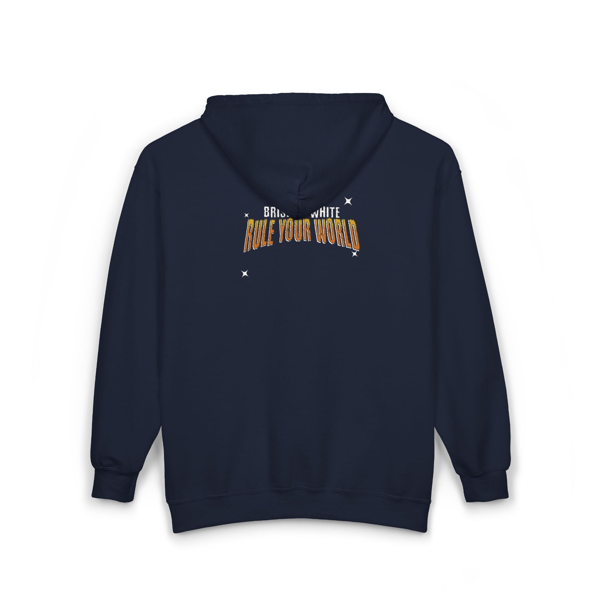 Rule Your World Zip-Up Hoodie - Unisex Sweatshirt for Everyday Comfort, Gift for Friends, Casual Wear, Cool Style, Trendy Fashion