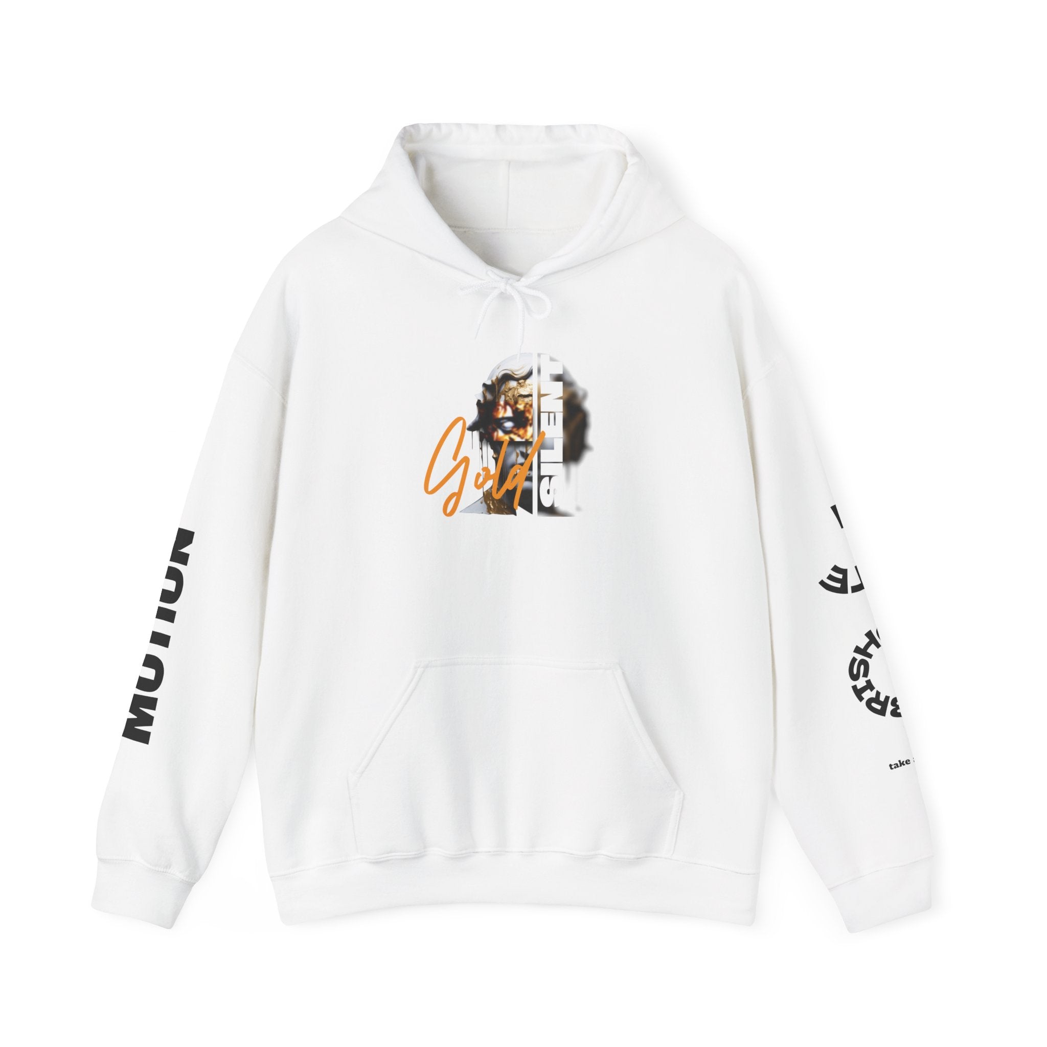 Gold Lion Unisex Heavy Blend Hooded Sweatshirt, Cozy Fall Fashion, Great Gift for Birthdays, Casual Outfit, Relaxed Vibes