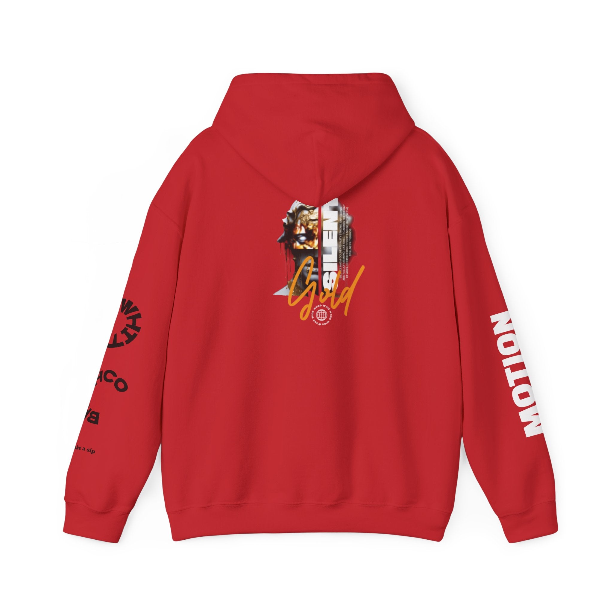 Gold Lion Unisex Heavy Blend Hooded Sweatshirt, Cozy Fall Fashion, Great Gift for Birthdays, Casual Outfit, Relaxed Vibes