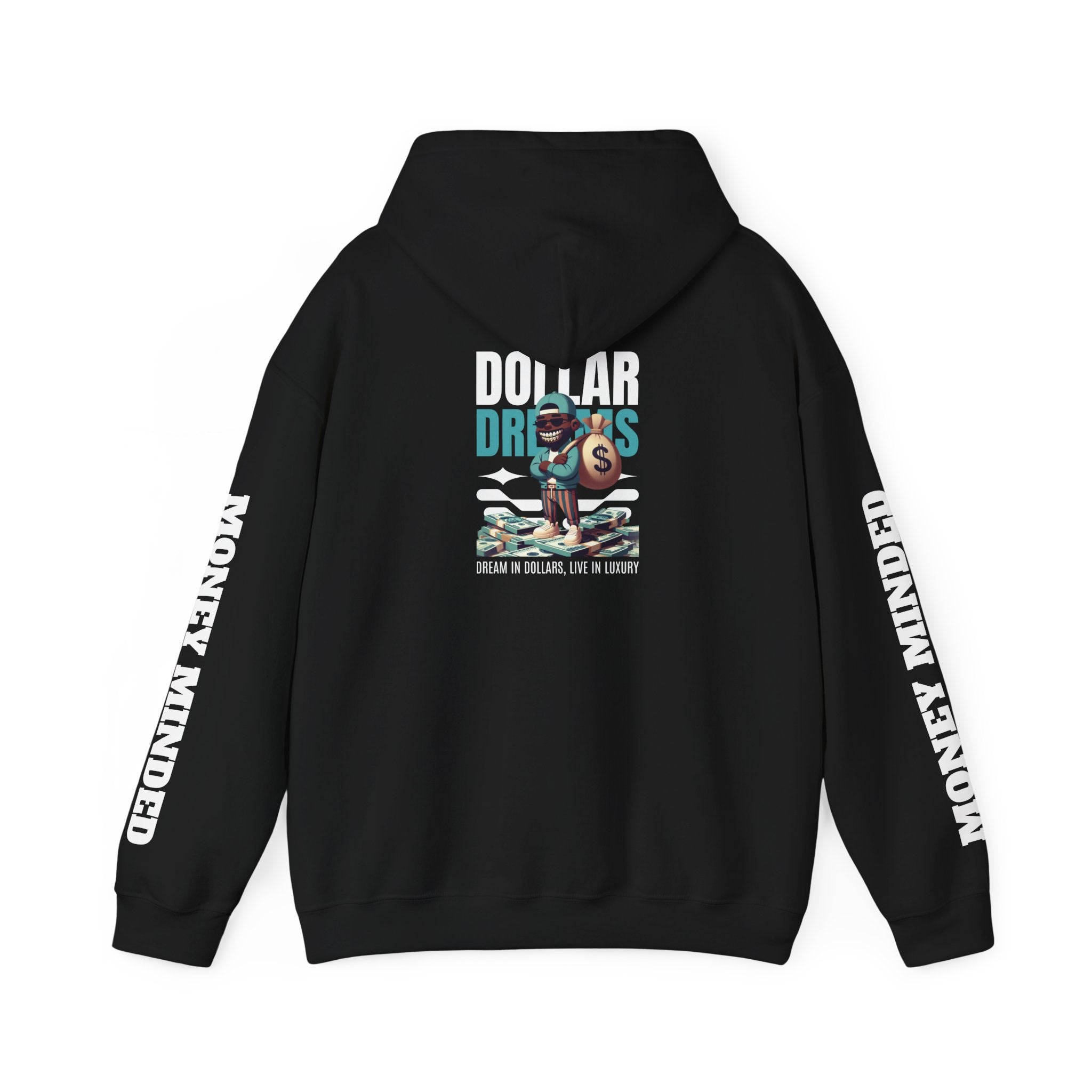 Dollar Dreams Unisex Hoodie - Motivational Sweatshirt for Dreamers, Perfect Gift for Entrepreneurs, Cozy Casual Wear, Hooded Top